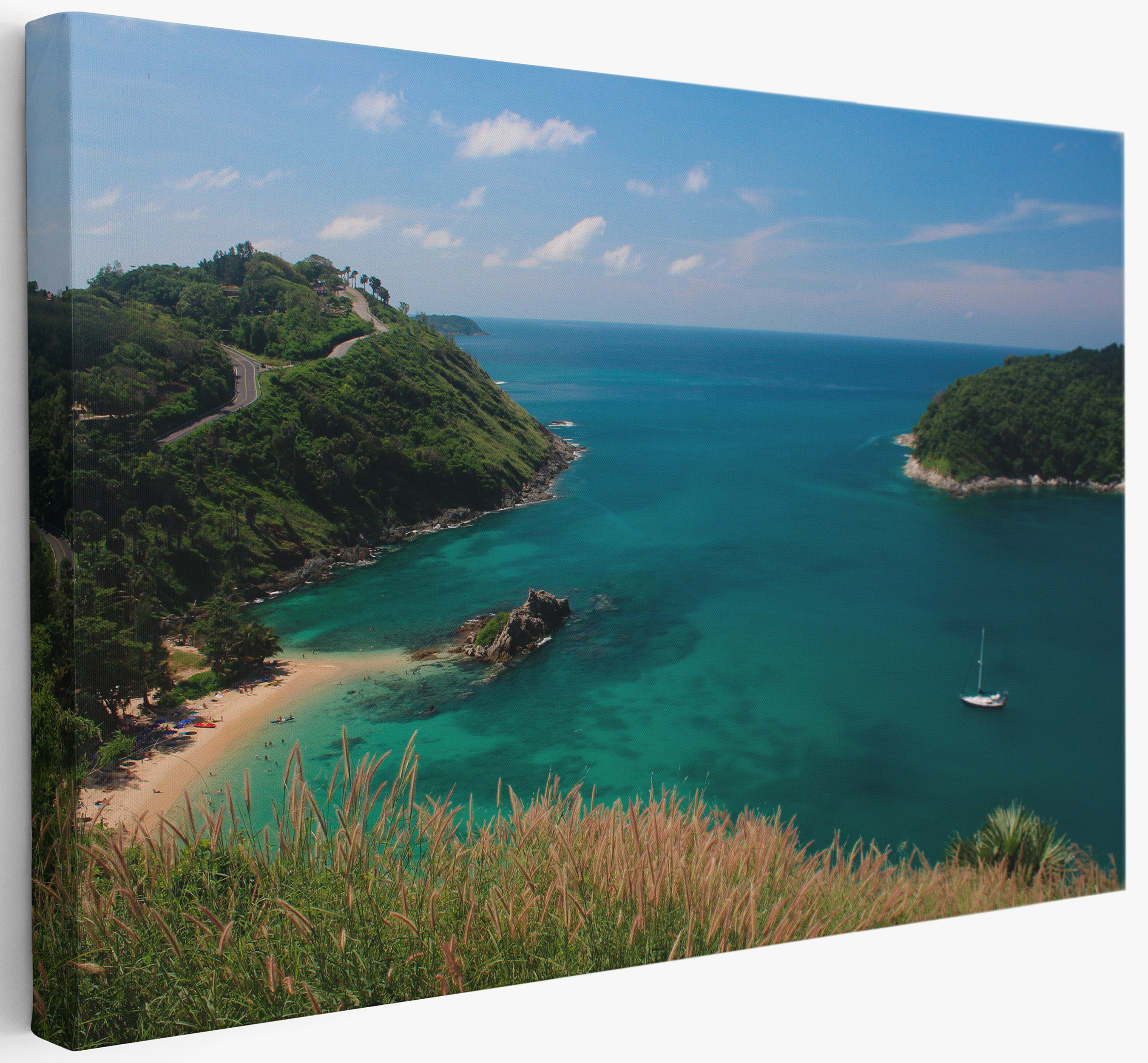 Изображение товара Картина Морской пляж Многоцветная на синтетическом холсте 1000 мм