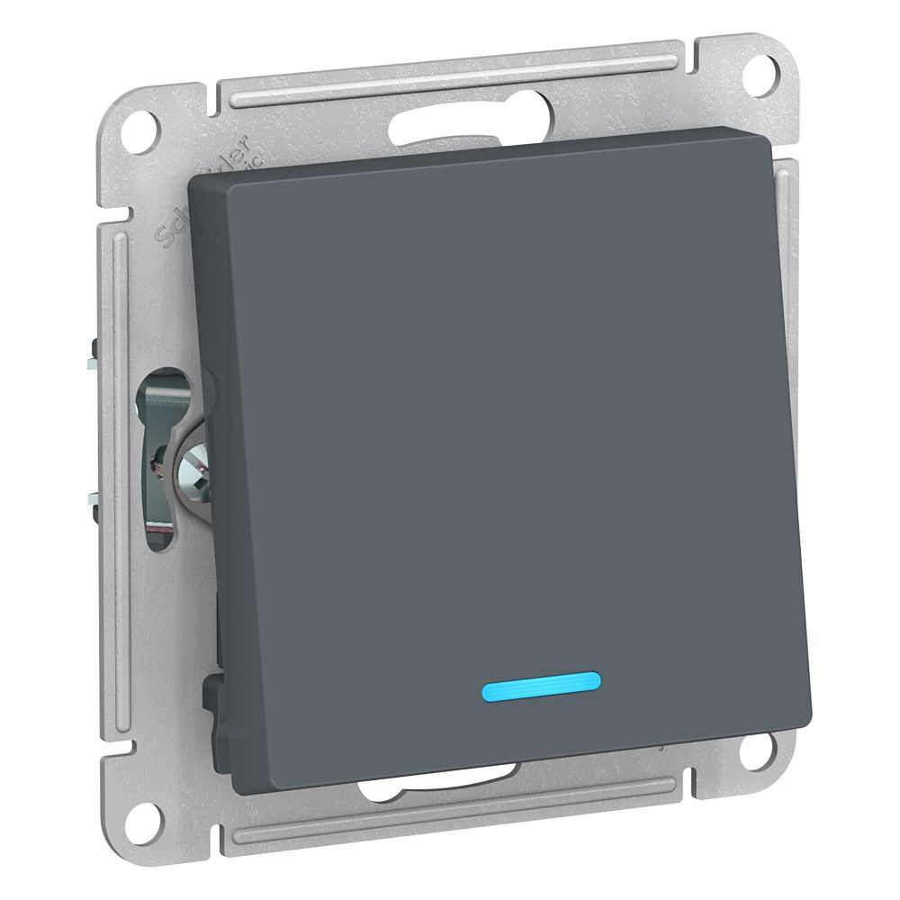 Изображение товара Переключатель 1-клавишный Systeme Electric Atlas Design грифель 1240422