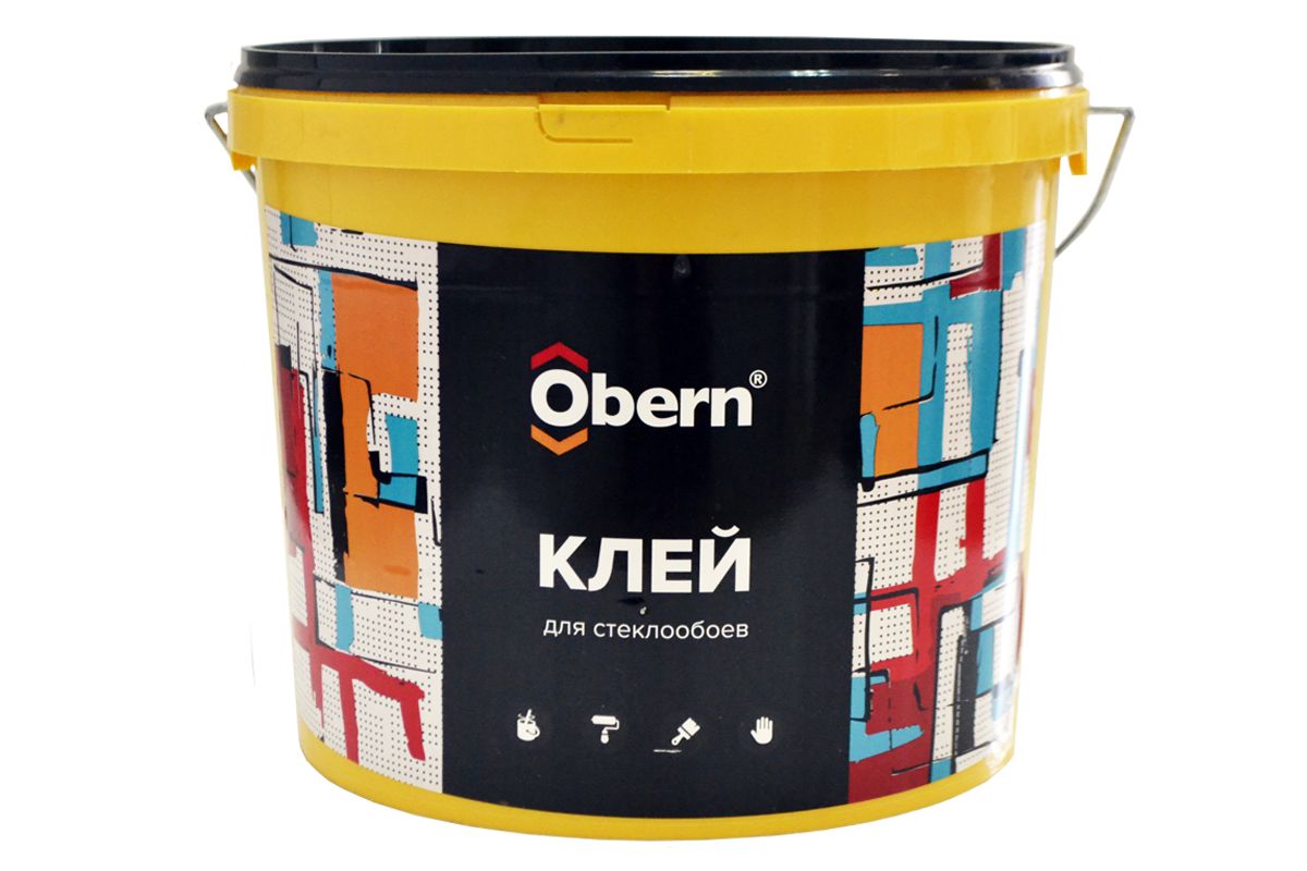 Изображение товара Клей для стеклохолстов и обоев OBERN 5 кг - влагостойкий и прочный