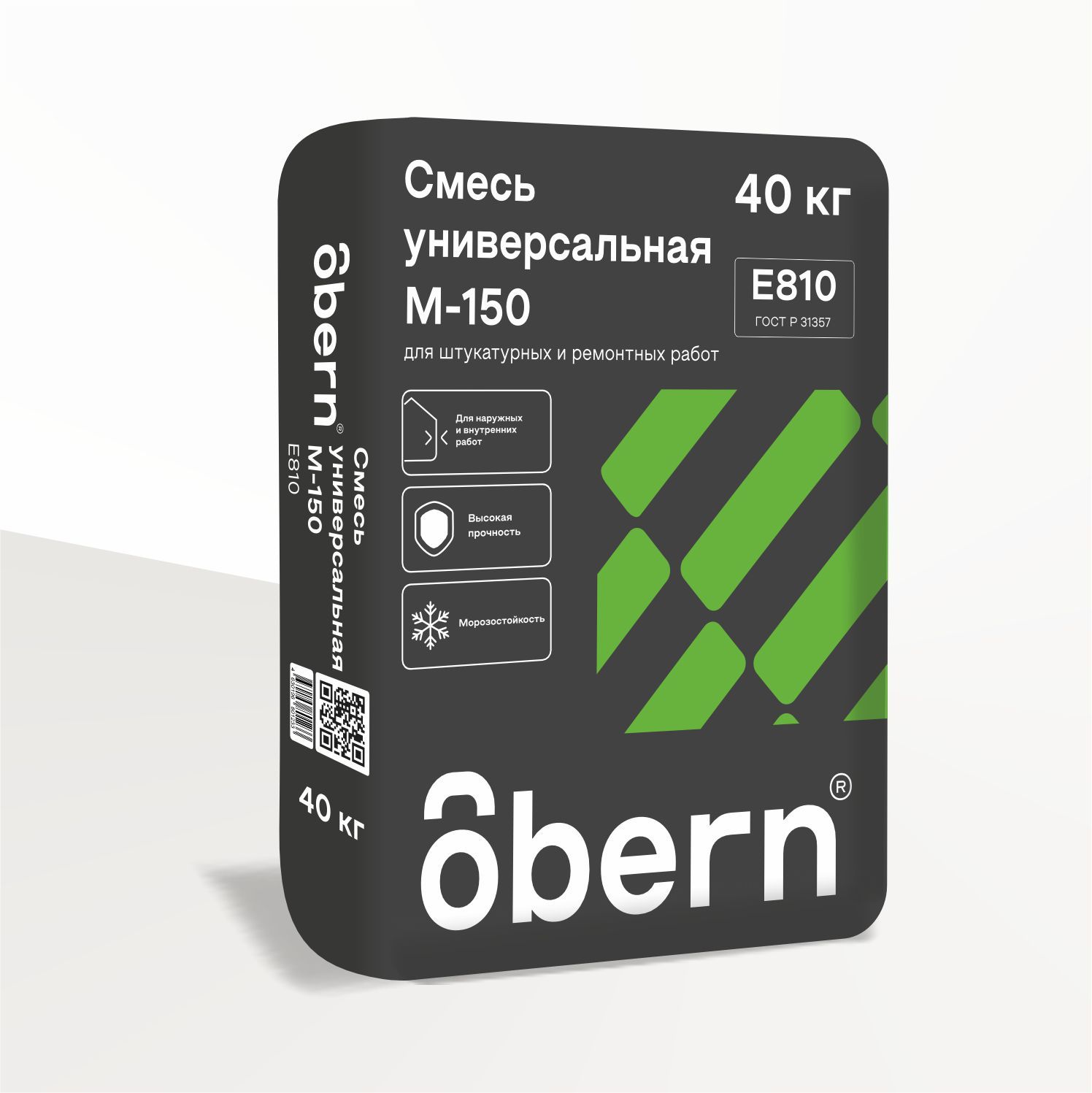 Кладочные смеси OBERN Кладочная смесь OBERN цементная основа М150 40 кг