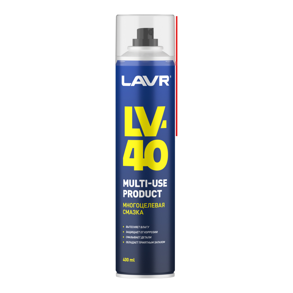 Изображение товара Многоцелевая смазка LV-40 LAVR 400 мл аэрозоль для защиты механизмов