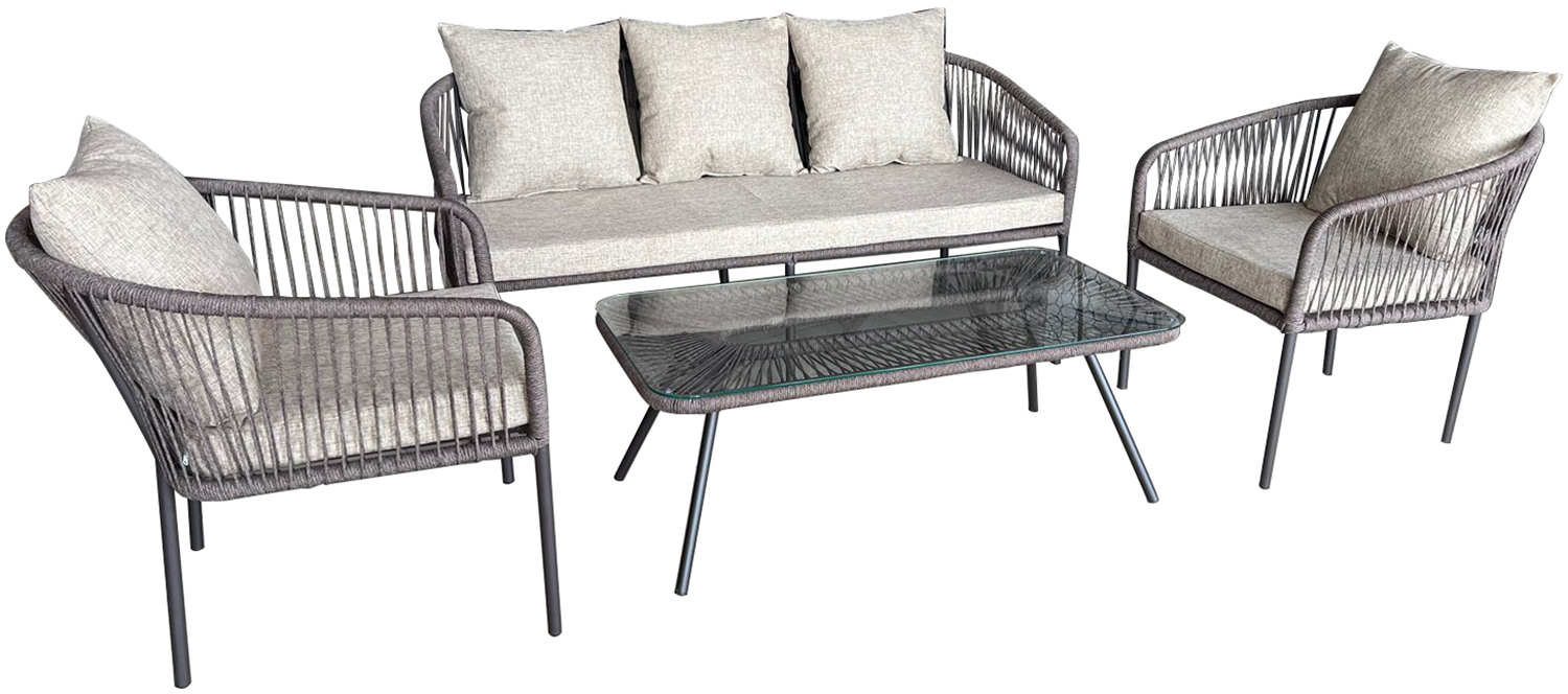 Изображение товара Кофейный набор Greengard Лана - диван, 2 кресла и стол