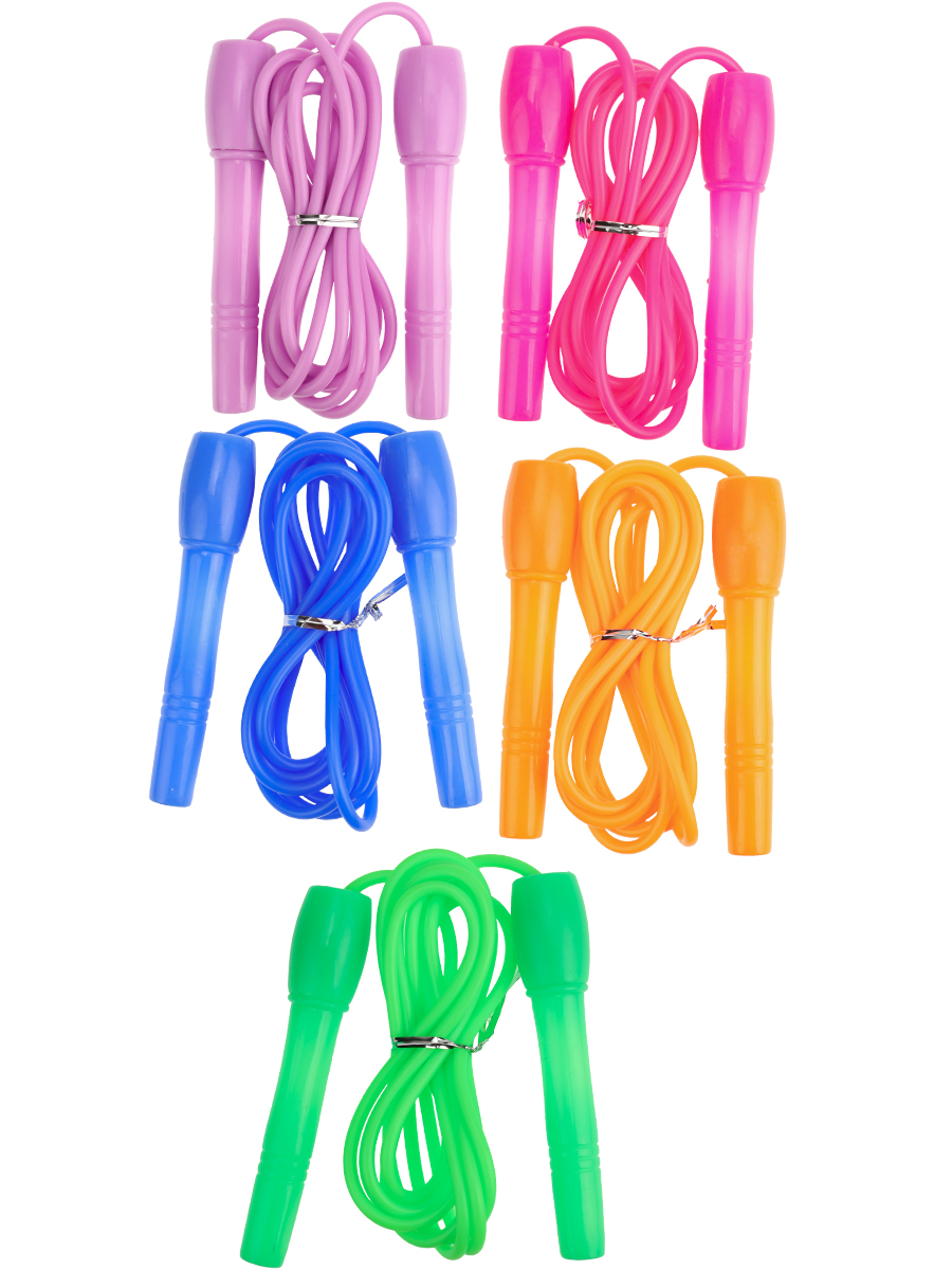 Изображение товара Детская скакалка Спорт и отдых длина 2,2м многоцветная безопасная