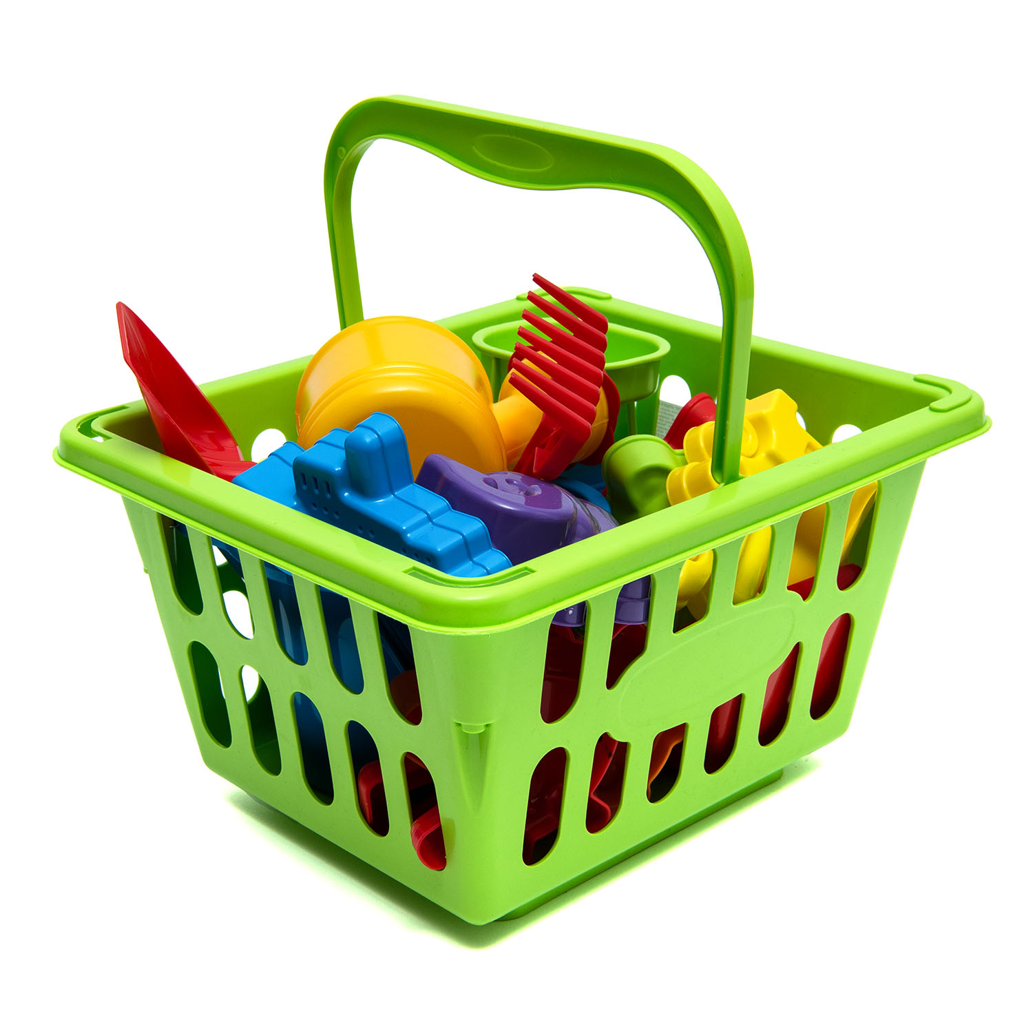 Изображение товара Песочный набор в корзинке 17 предметов для увлекательных игр