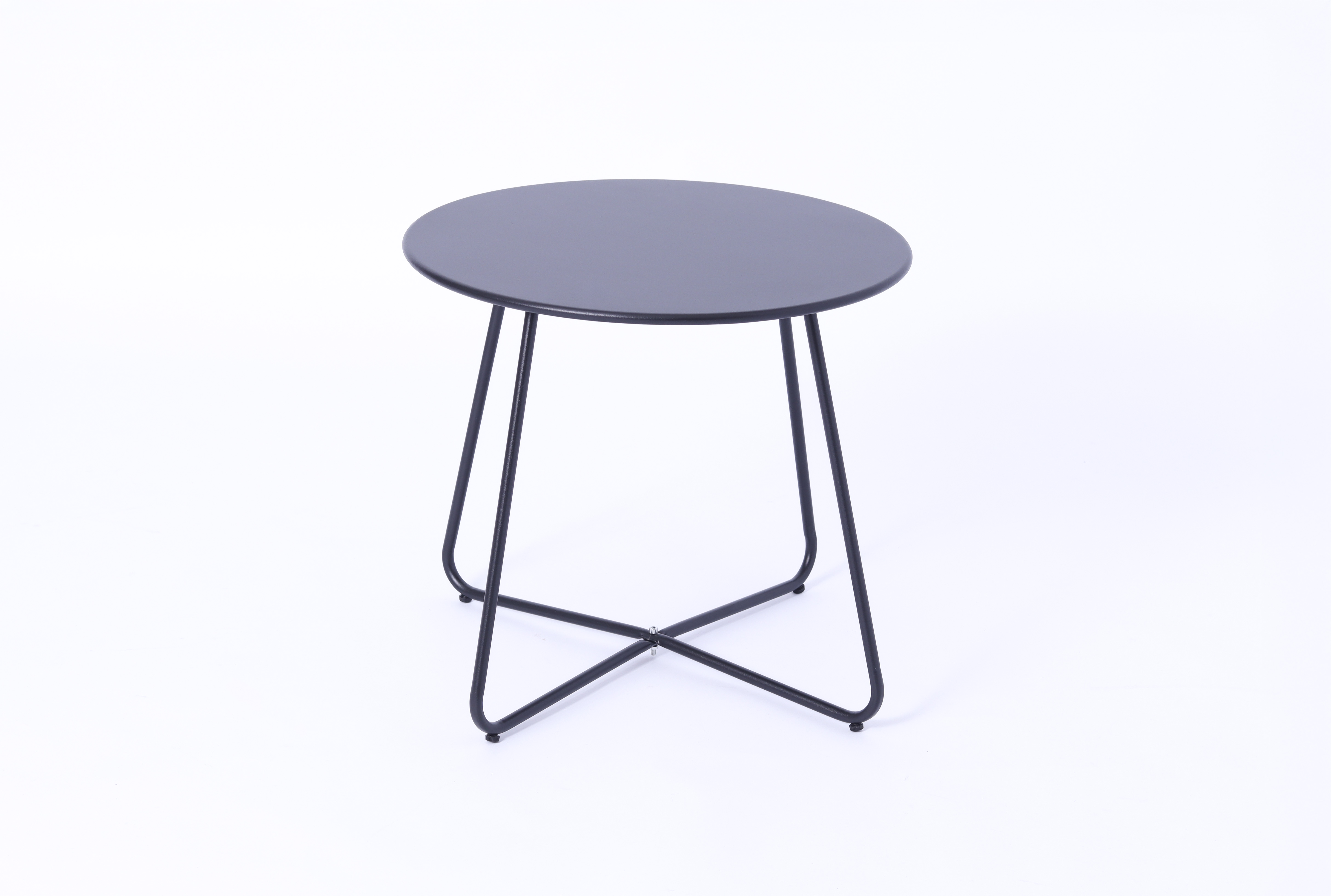 Изображение товара Столик садовый Кея черный стильный и функциональный для дома и сада