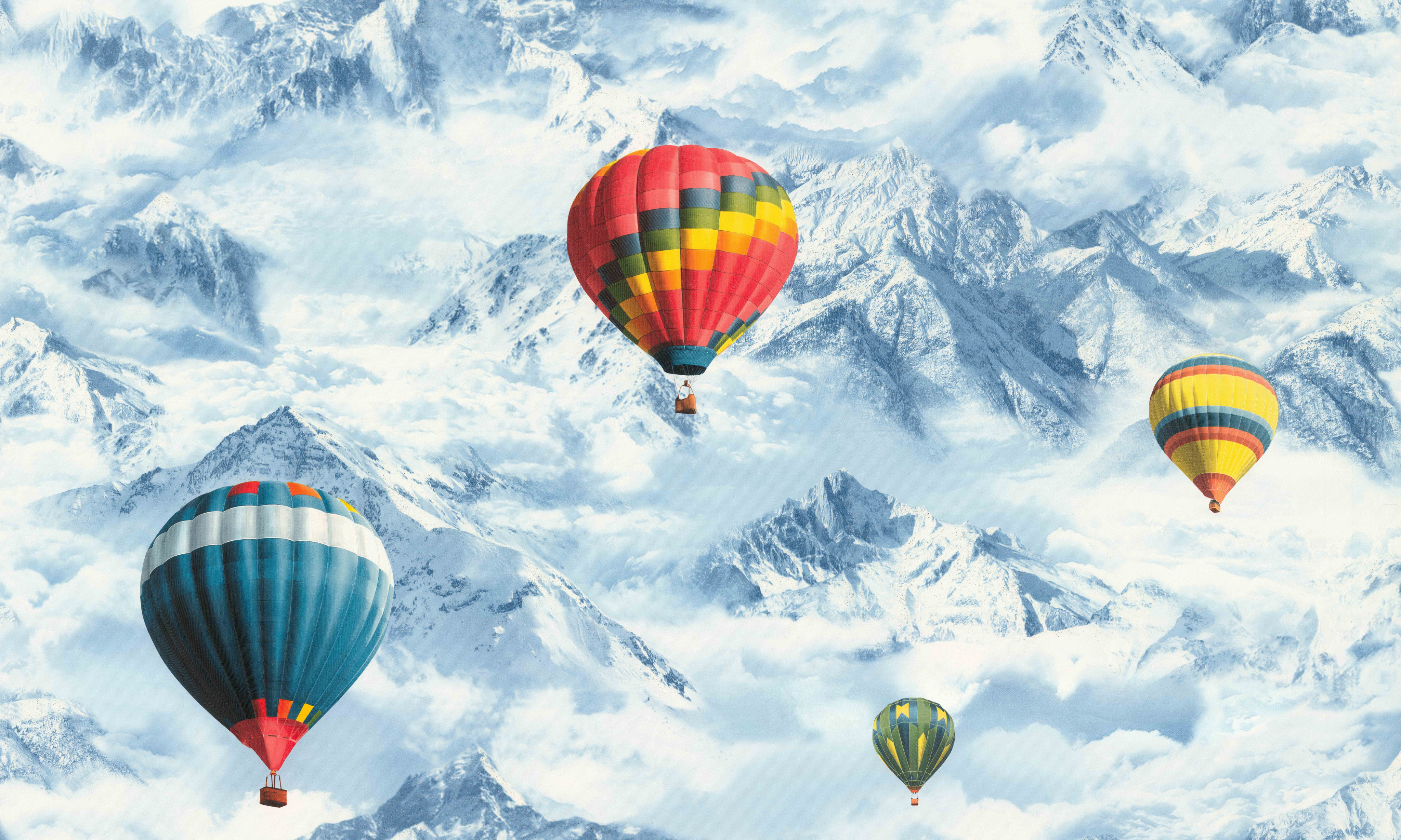 Изображение товара Обои виниловые Артекс Воздушные шары 10975-03, виниловый рельеф, детская комната