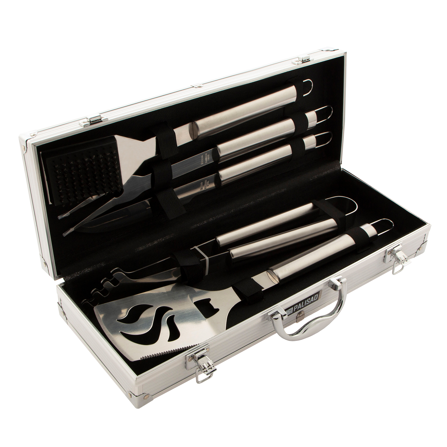 Изображение товара Набор приборов для барбекю 5шт в алюм.кейсе Camping// Palisad