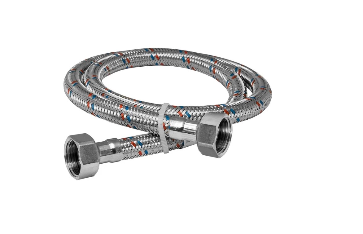 Изображение товара Подводка Elka для воды нержавеющая сталь Латунь ГГ 1/2" 350см