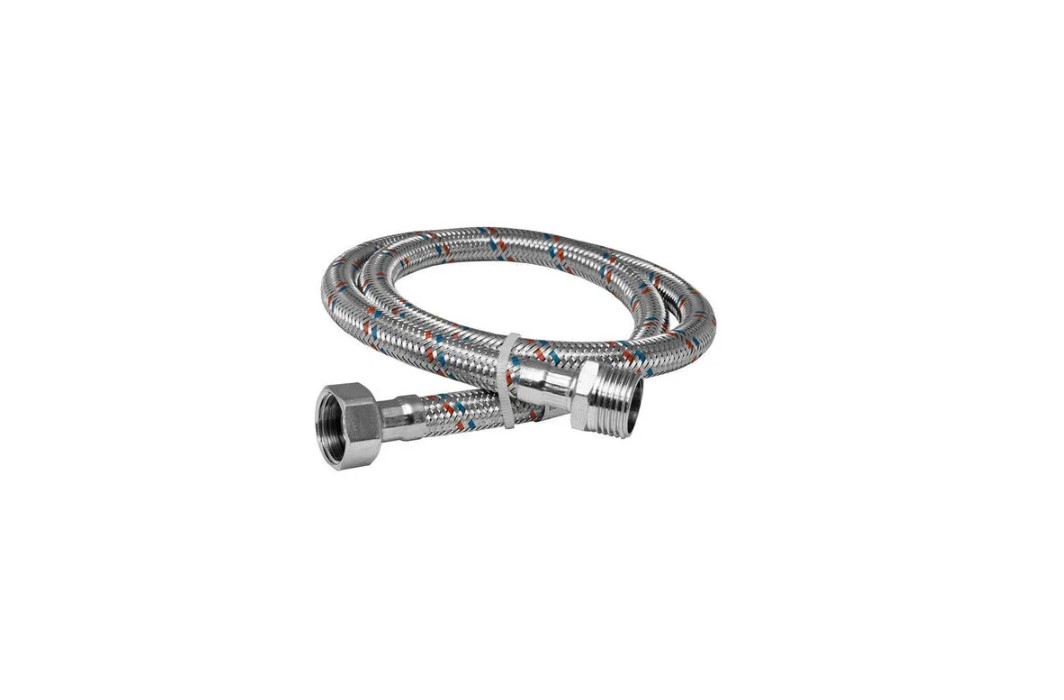 Изображение товара Гибкая подводка для воды Elka нержавеющая сталь латунь 1/2 2,5 м