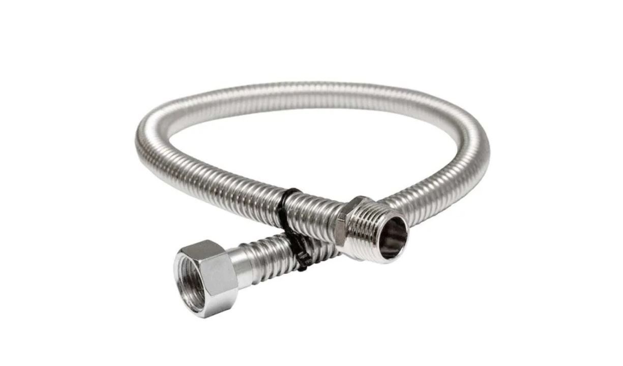 Изображение товара Газовая подводка из нержавеющей стали 1 м 3/4" для газа Overcon