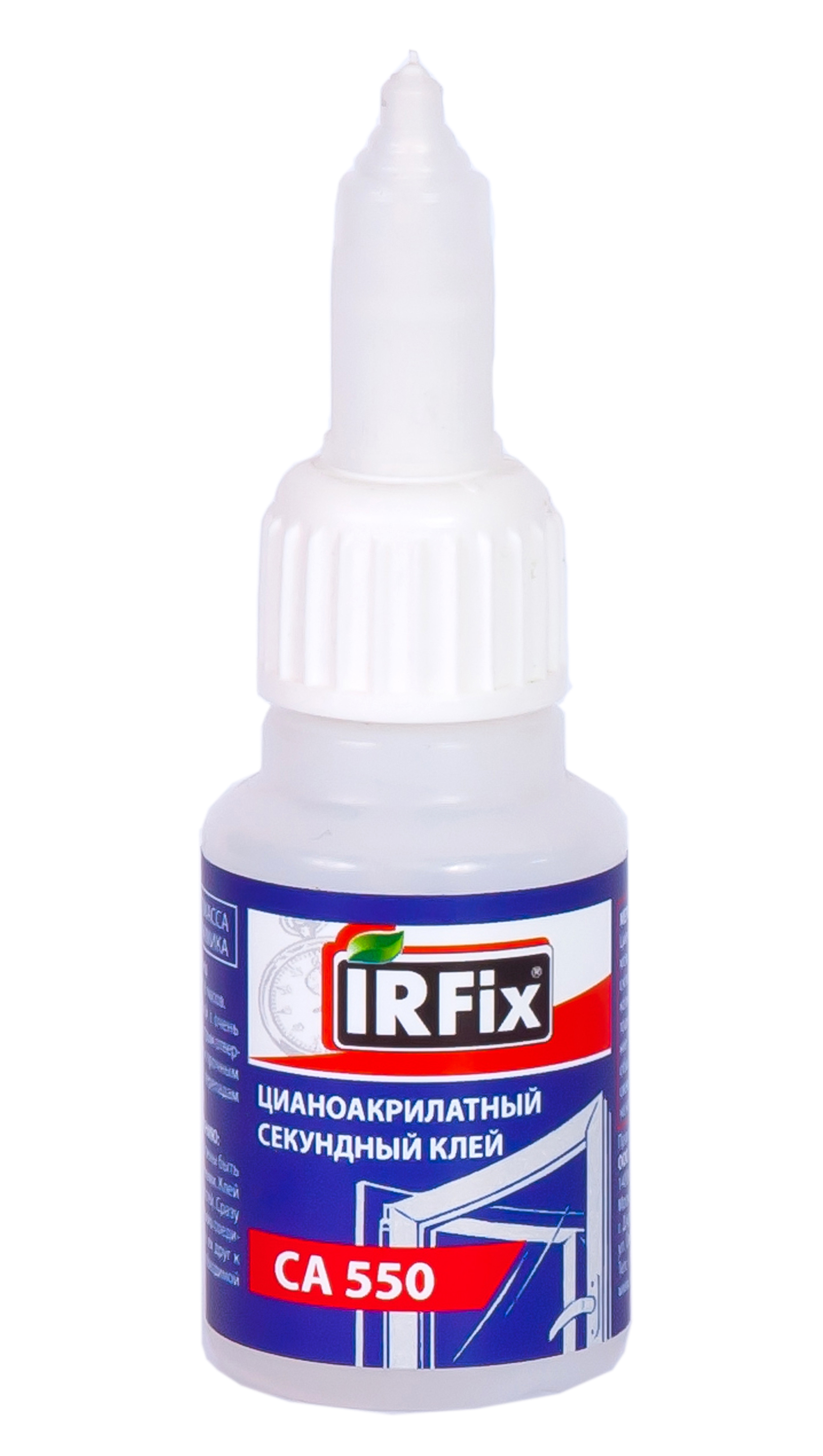 Супер-клей IRFIX Цианоакрилатный секундный клей IRFIX CA - 550 20 г