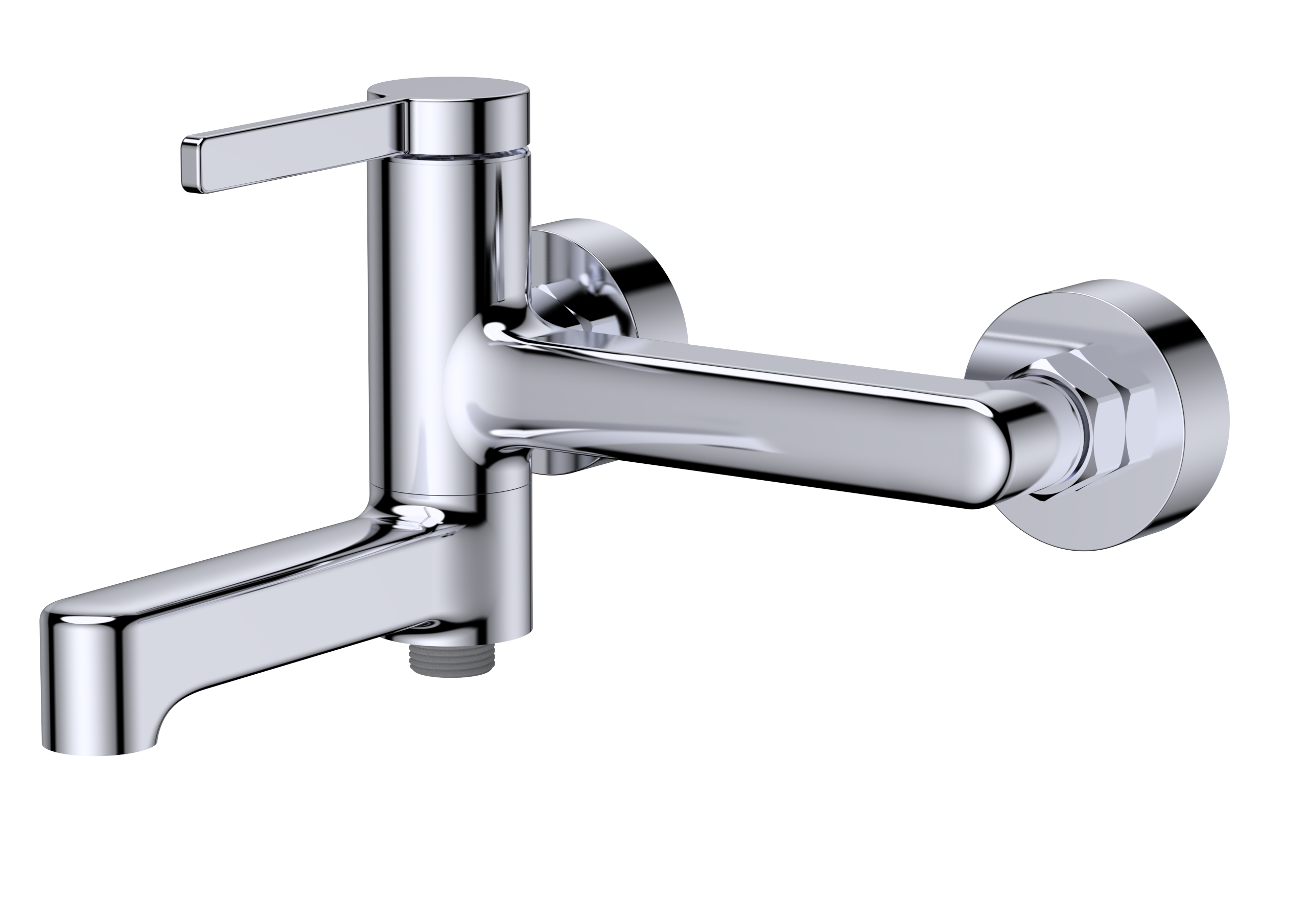 Изображение товара Смеситель поворотный для ванны без аксессуаров ESKO Adler ADL54-2 латунь хром