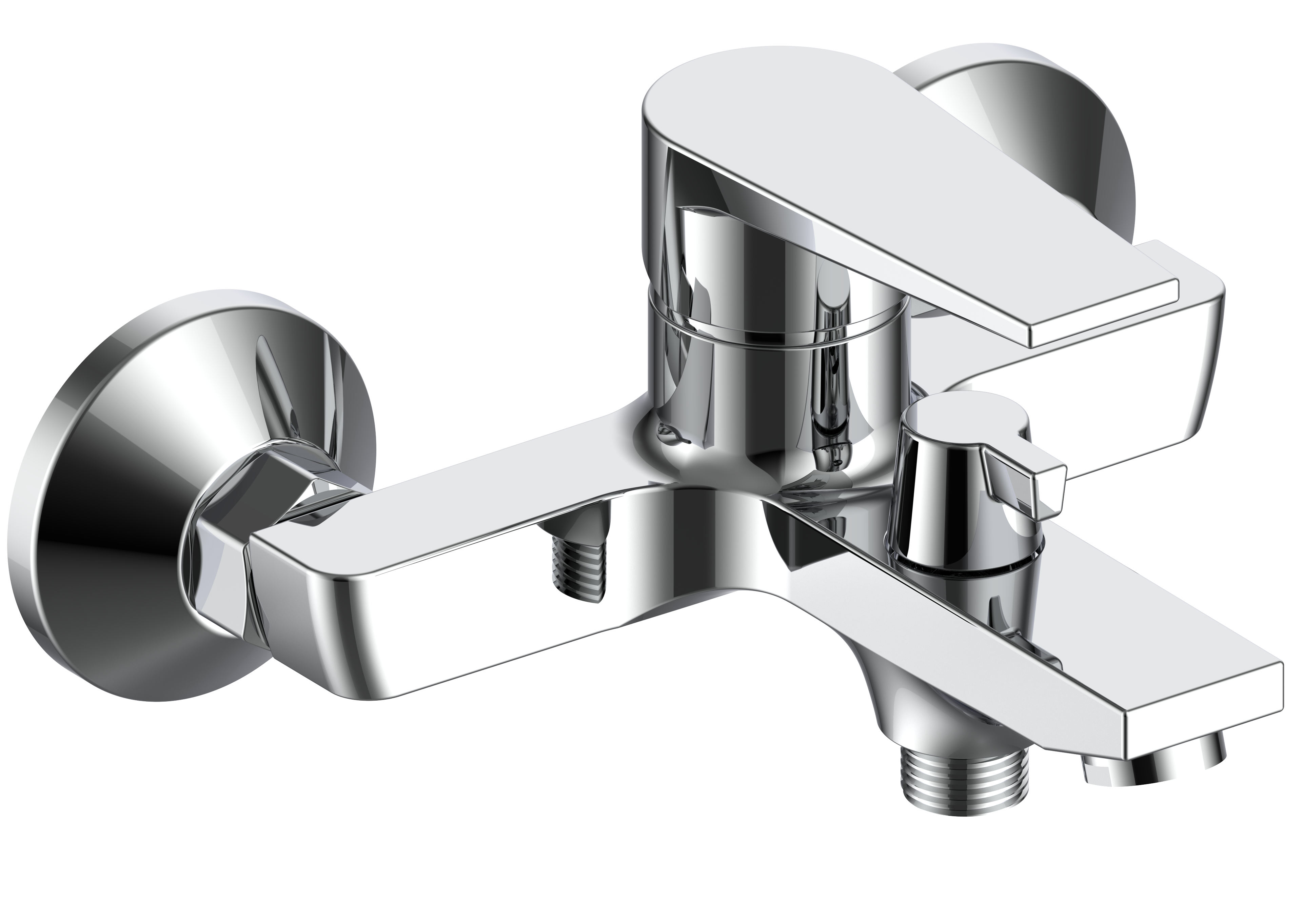 Изображение товара Однорычажный смеситель для ванны ESKO Derbent DT54 с хромовым покрытием