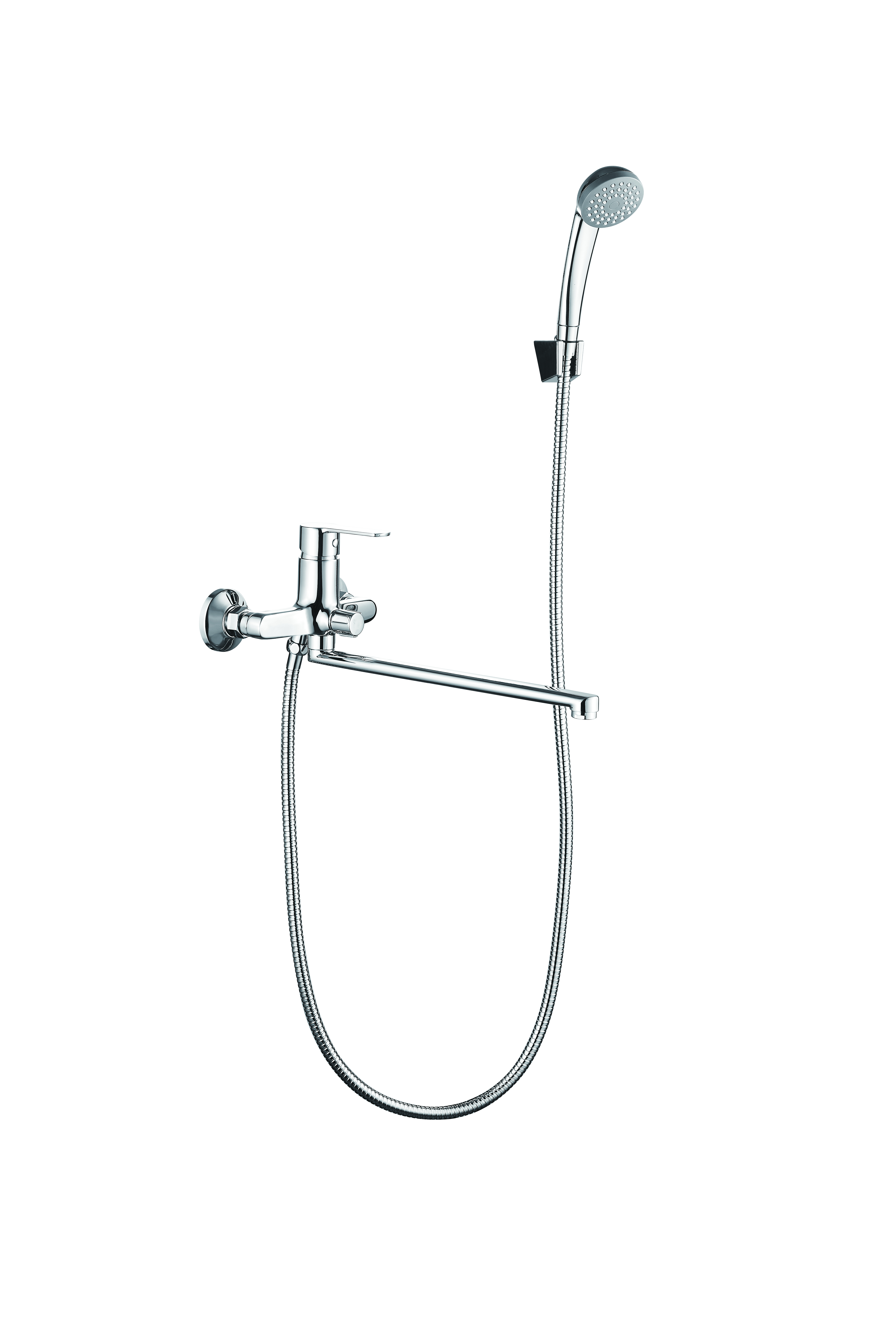 Изображение товара Смеситель для ванны однорычажный Voda Dump DU31 излив 325 мм латунь хром