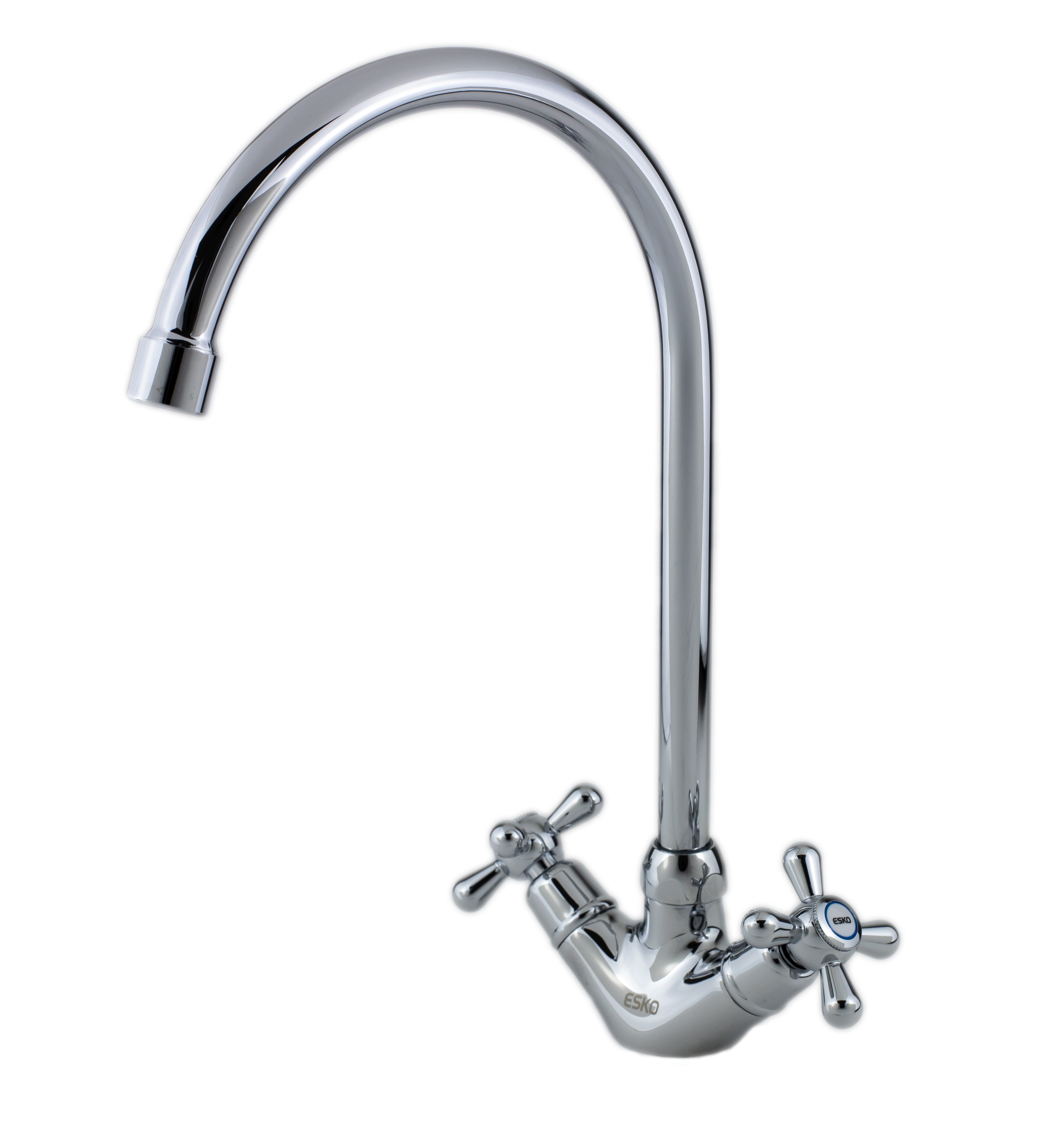 Изображение товара Двухвентильный кухонный смеситель ESKO Lemont SNLM06 латунь хром классика