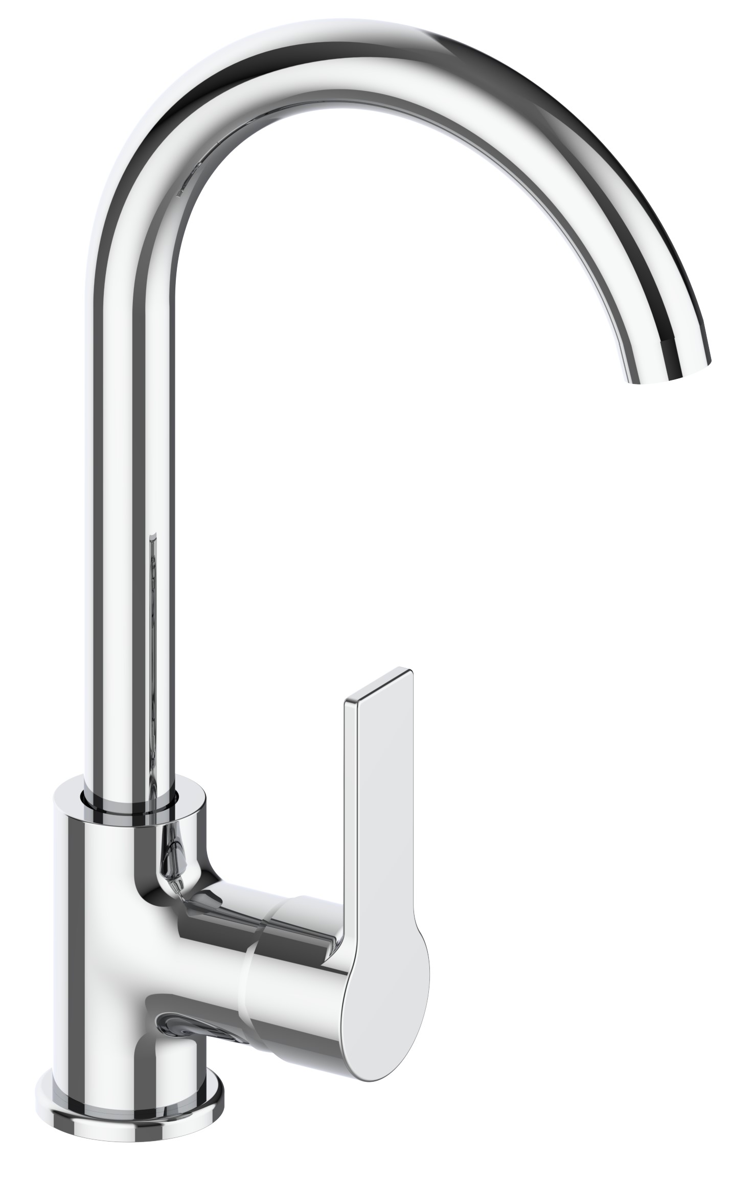 Изображение товара Однорычажный смеситель для кухни Voda Wake WK519 латунь хром