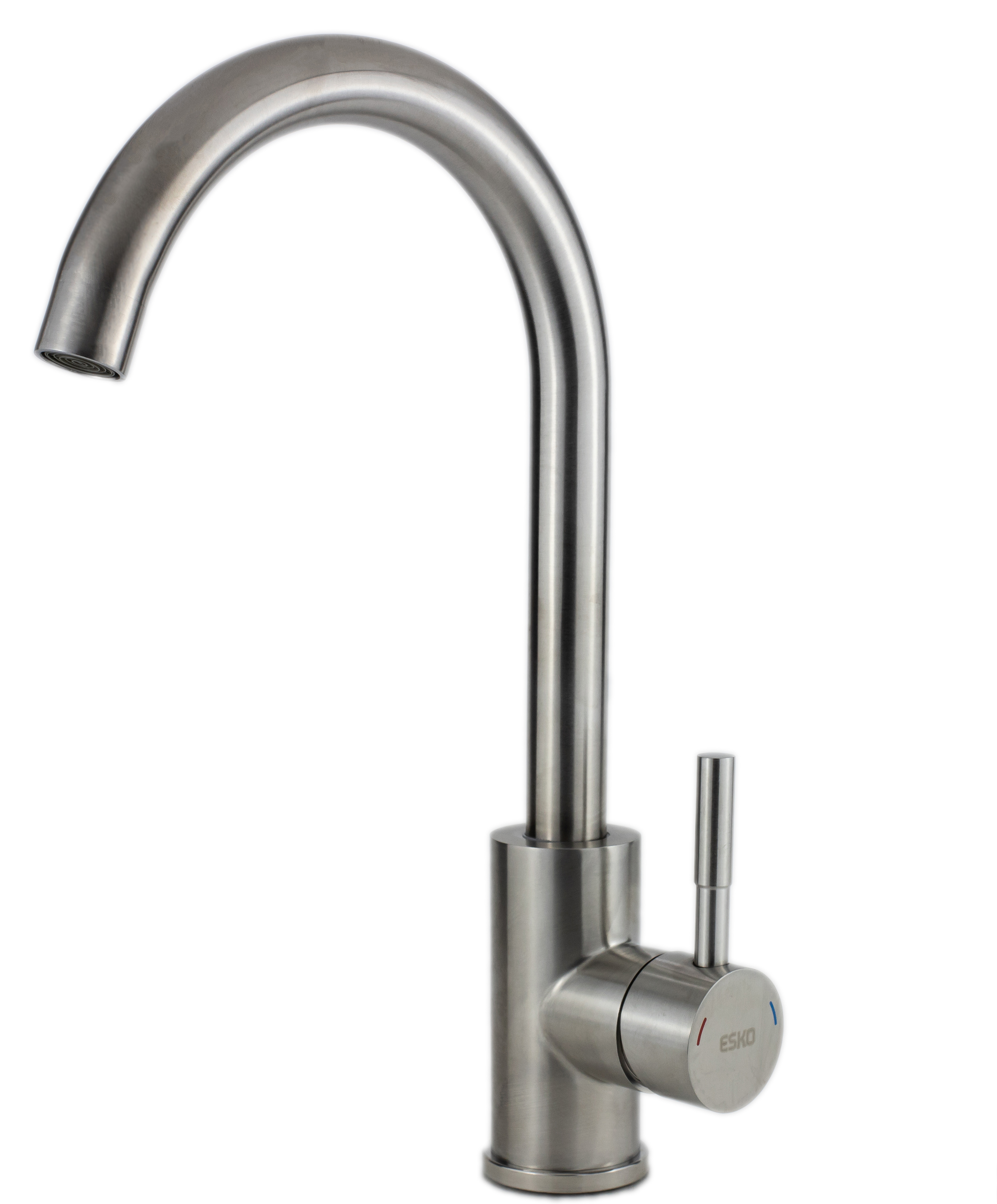 Изображение товара Однорычажный кухонный смеситель Manila ESKO MNL4 R нержавеющая сталь хром