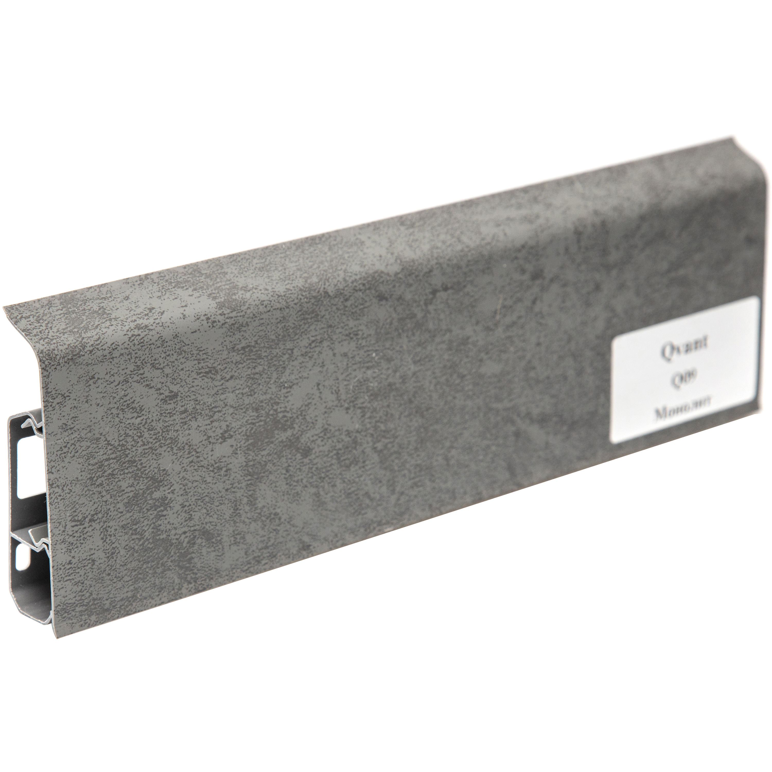 Изображение товара Плинтус ПВХ 76мм QVANT Q09 МОНОЛИТ 2,2м для интерьера и отделки