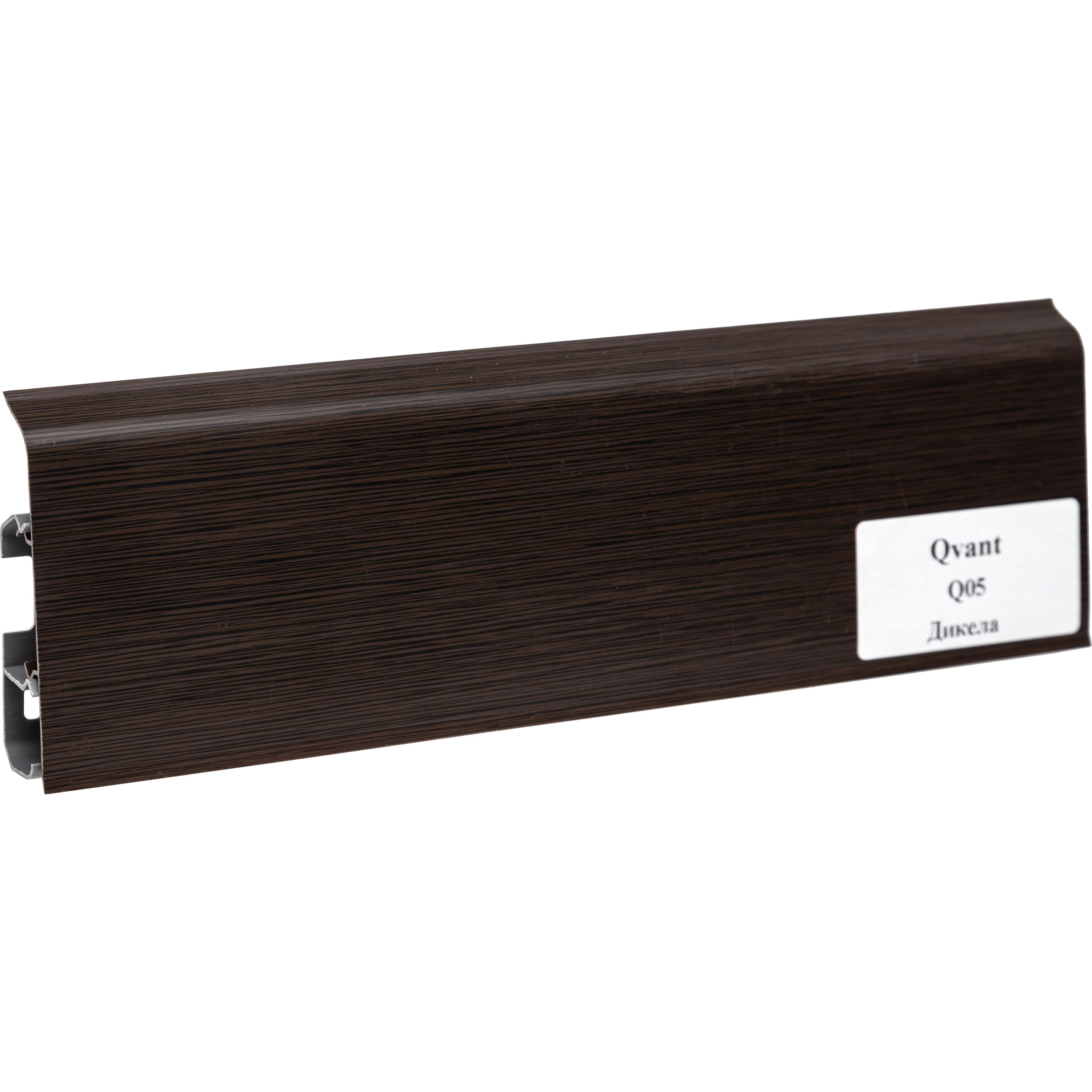 Изображение товара Плинтус ПВХ 76мм QVANT Q05 ДИКЕЛА 2,2м