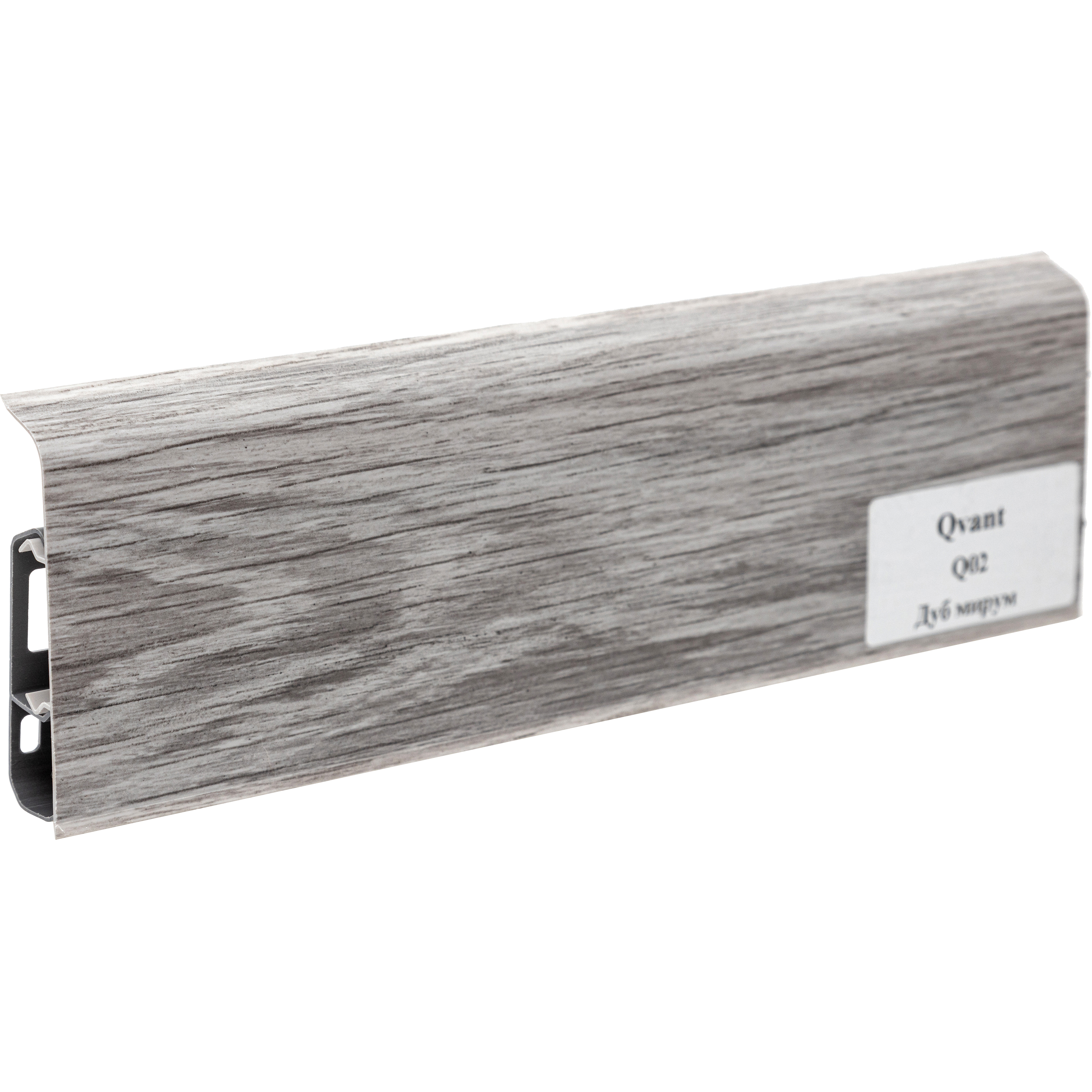 Изображение товара Плинтус ПВХ 76мм QVANT Q02 ДУБ МИРУМ 2,2м