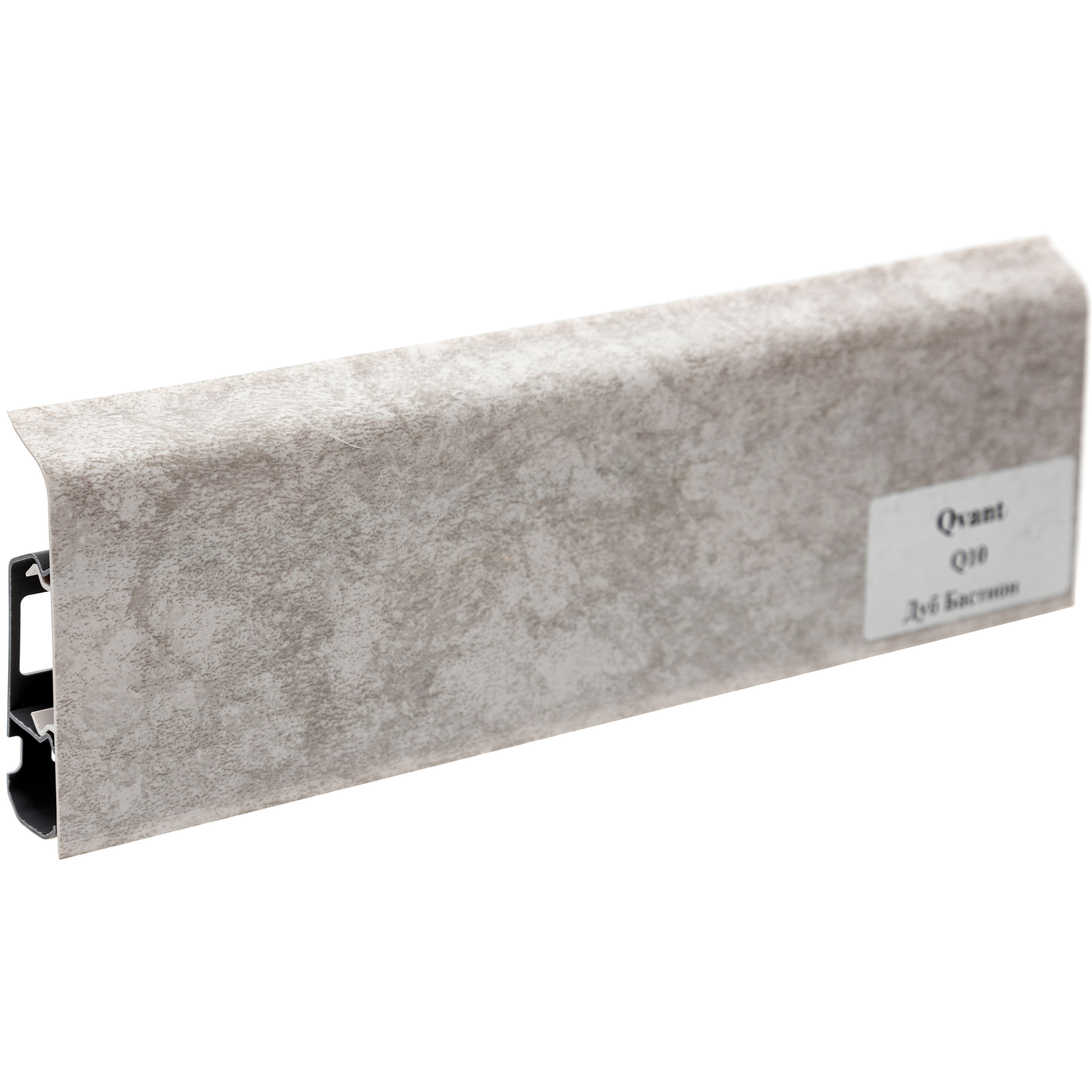 Изображение товара Плинтус ПВХ 76мм QVANT Q10 ДУБ БАСТИОН 2,2м