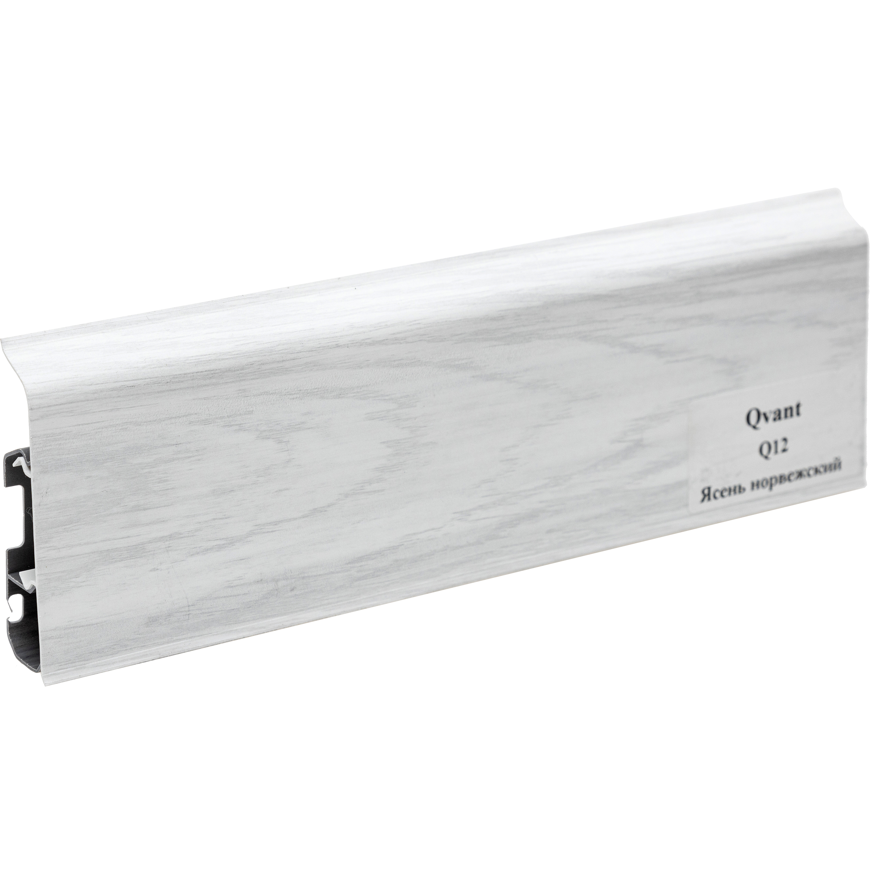 Изображение товара Плинтус ПВХ 76мм QVANT ЯСЕНЬ НОРВЕЖСКИЙ 2,2м
