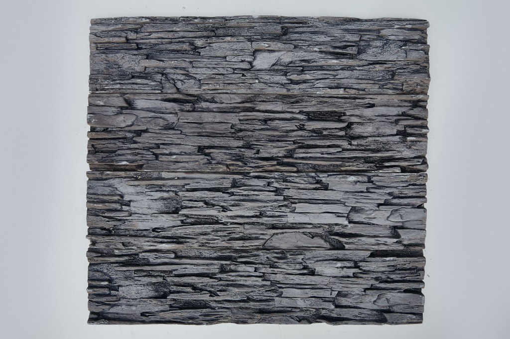 Изображение товара Гипс плитка Евролит Саяны 40х10 см серый имитация камень