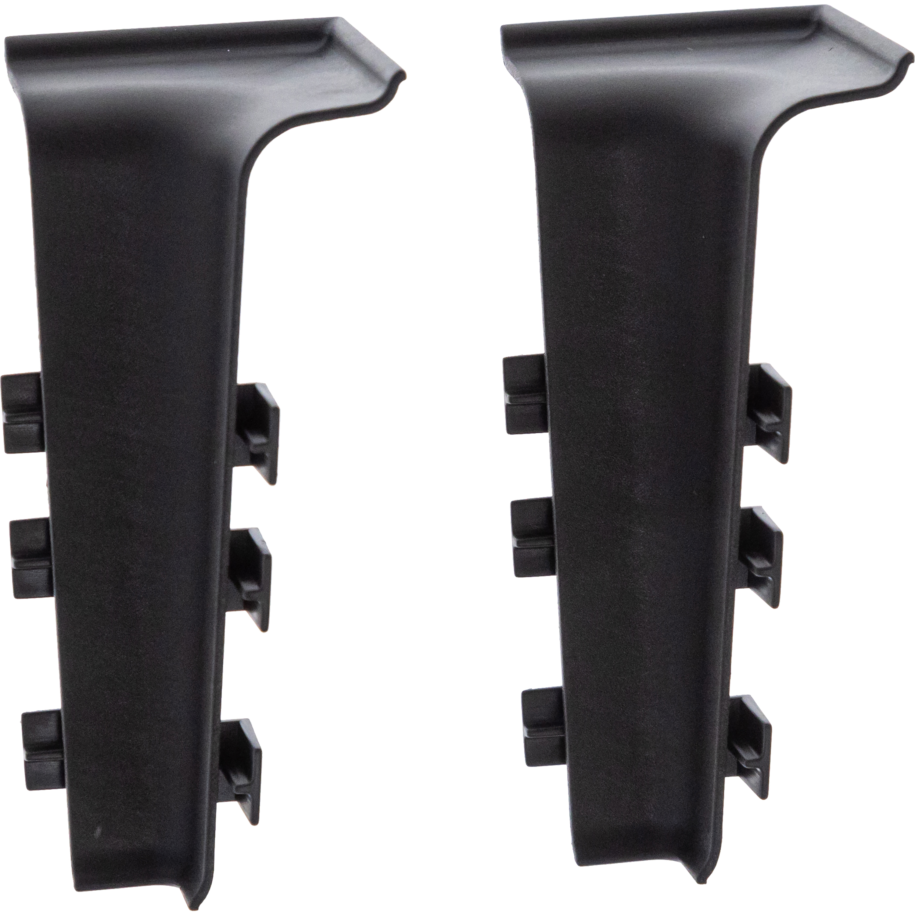 Изображение товара Угол внутренний 76мм QVANT 2шт Дуб черный - пластиковый отделочный элемент