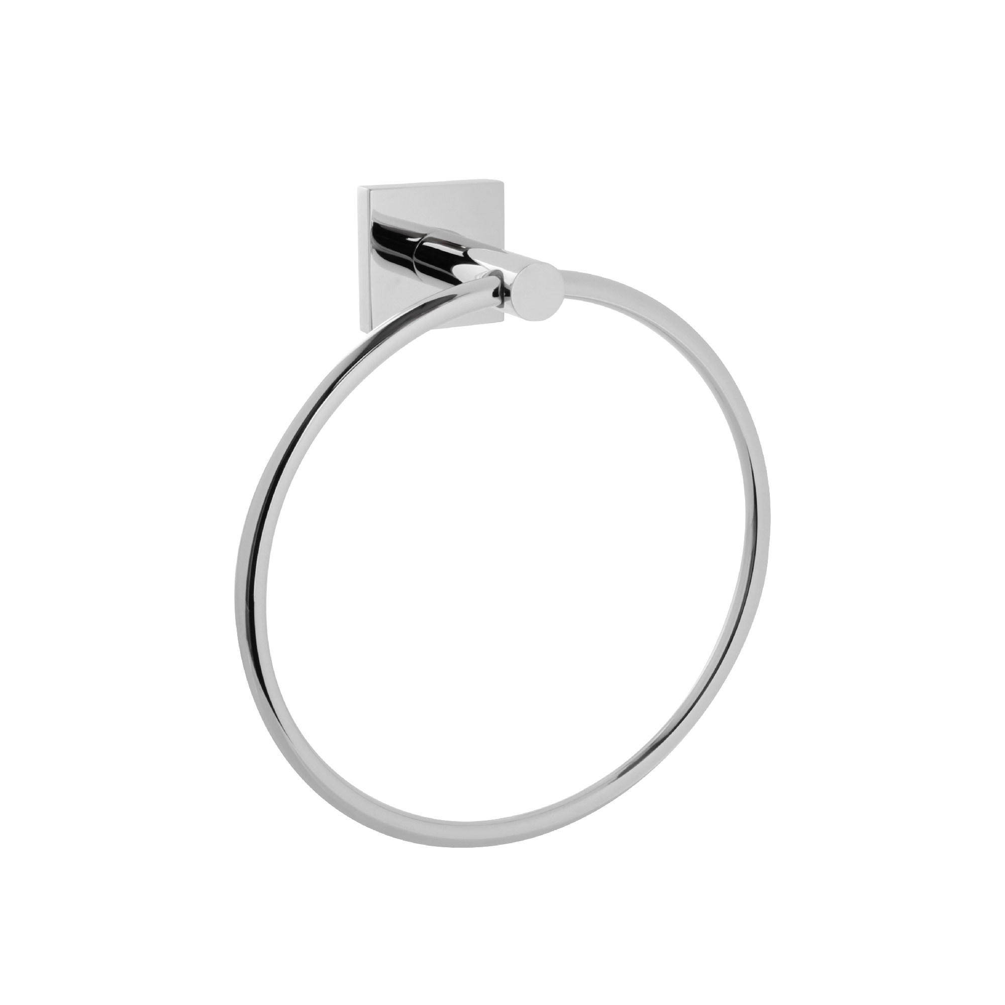 Изображение товара Держатель для полотенца кольцо Lux Chrome — хром, нержавеющая сталь, скрытое крепление