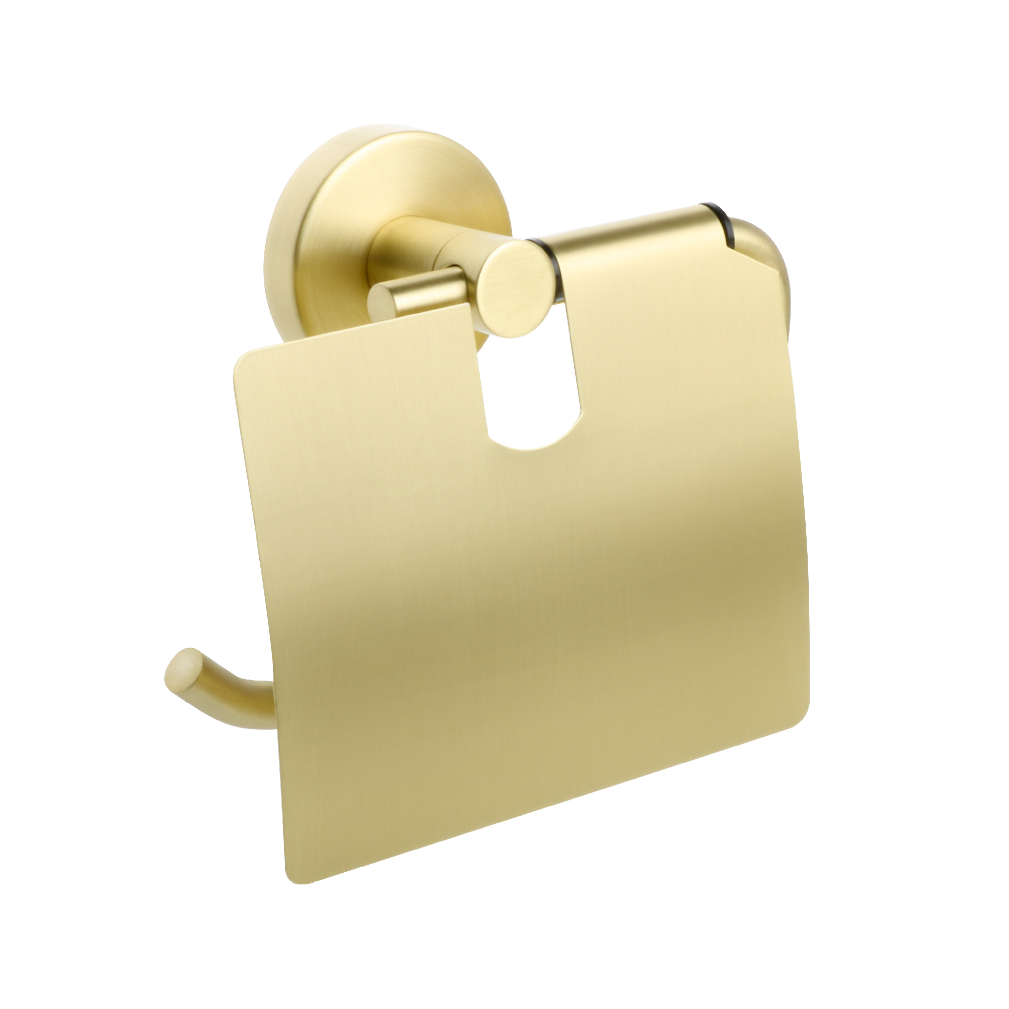 Изображение товара Держатель т/б с крышкой Comfort Gold золото-сатин