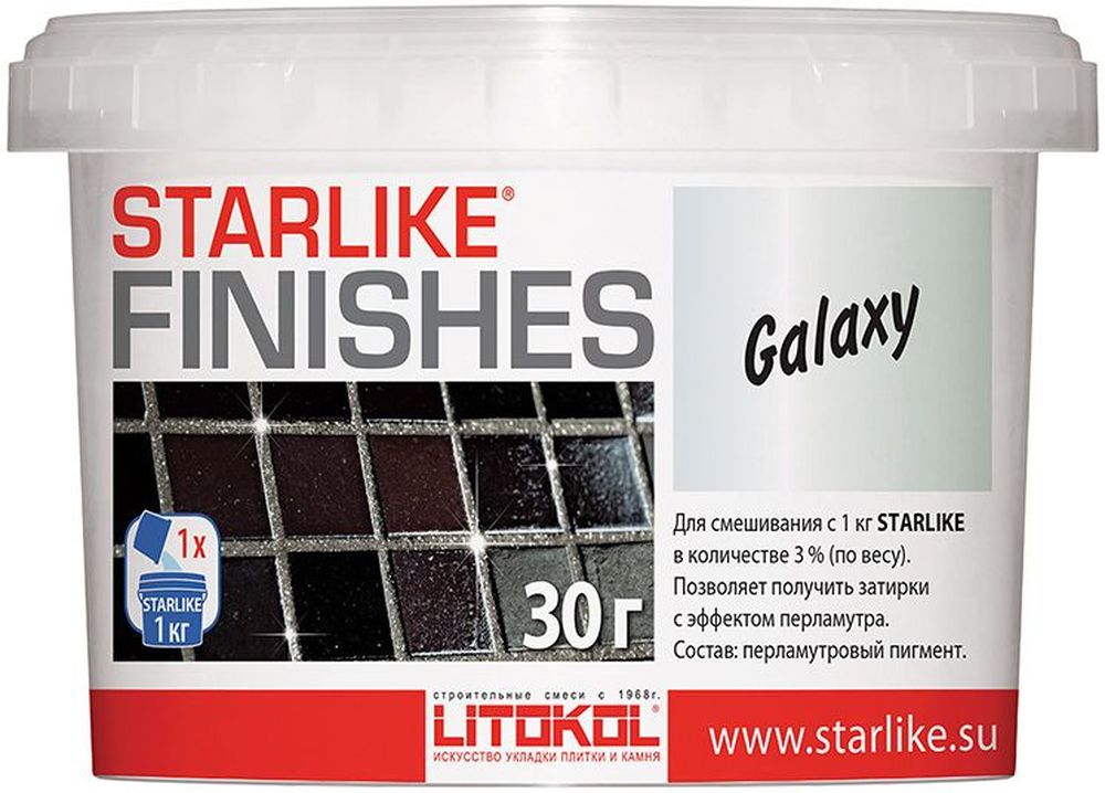 Изображение товара Добавка к эпоксидной затирке LITOKOL GALAXY 30 г для декоративных швов