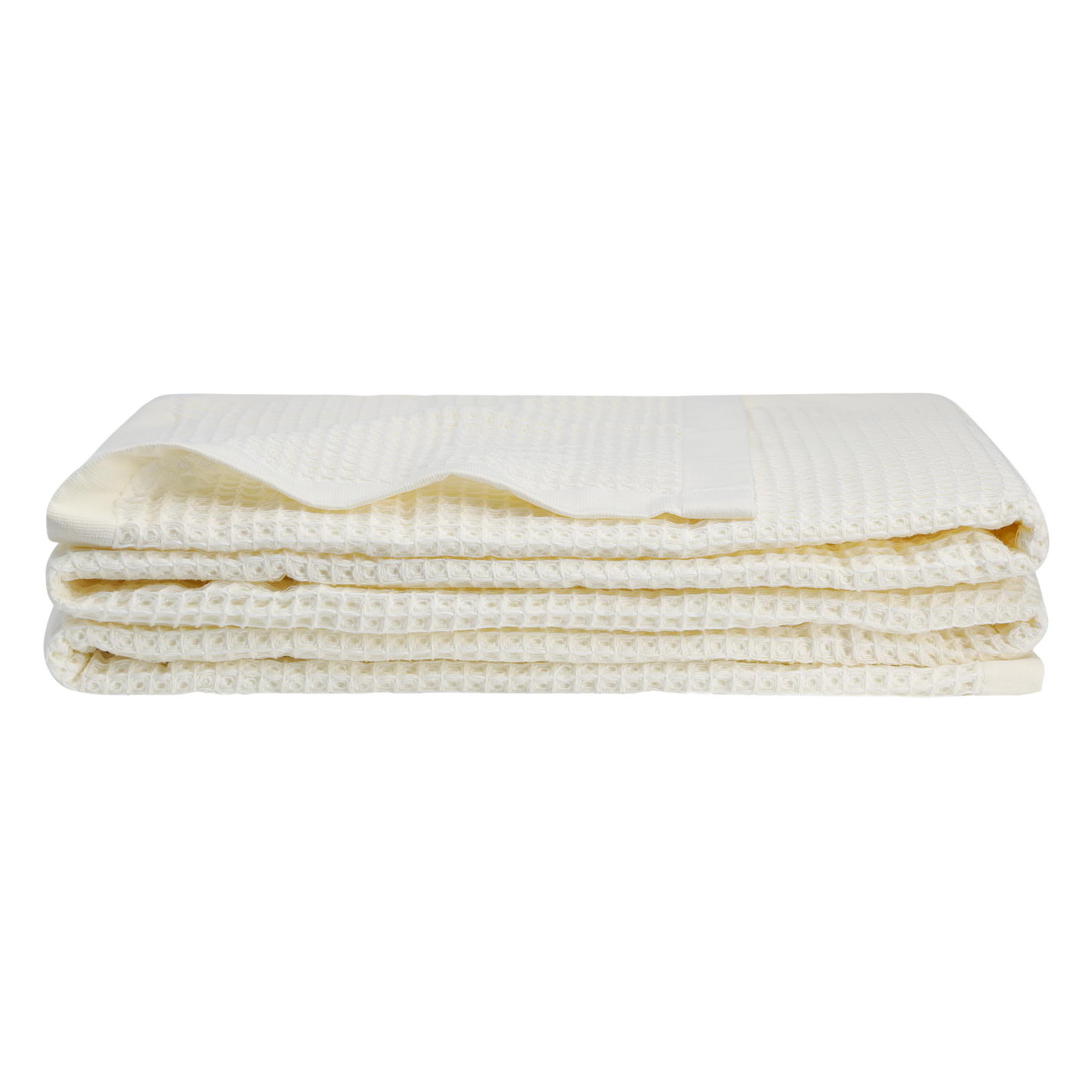 Изображение товара Плед вафельный 160х210 см из хлопка коллекция Тамари крем Sofi de Marko