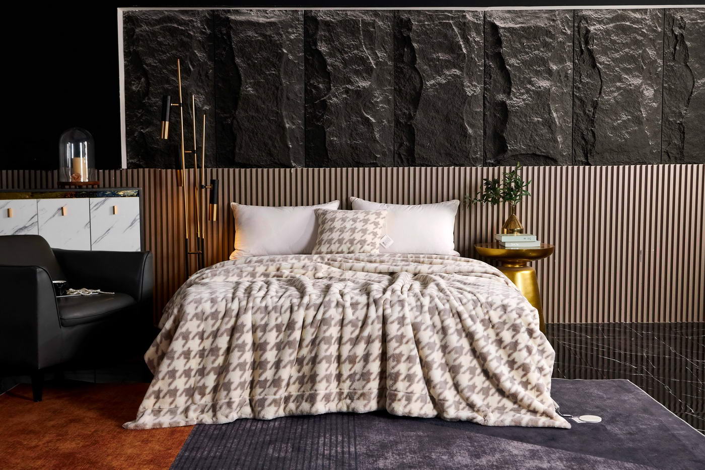 Изображение товара Покрывало 220x240 см Sofi De Marko коллекция Эрнесто, светло-серый