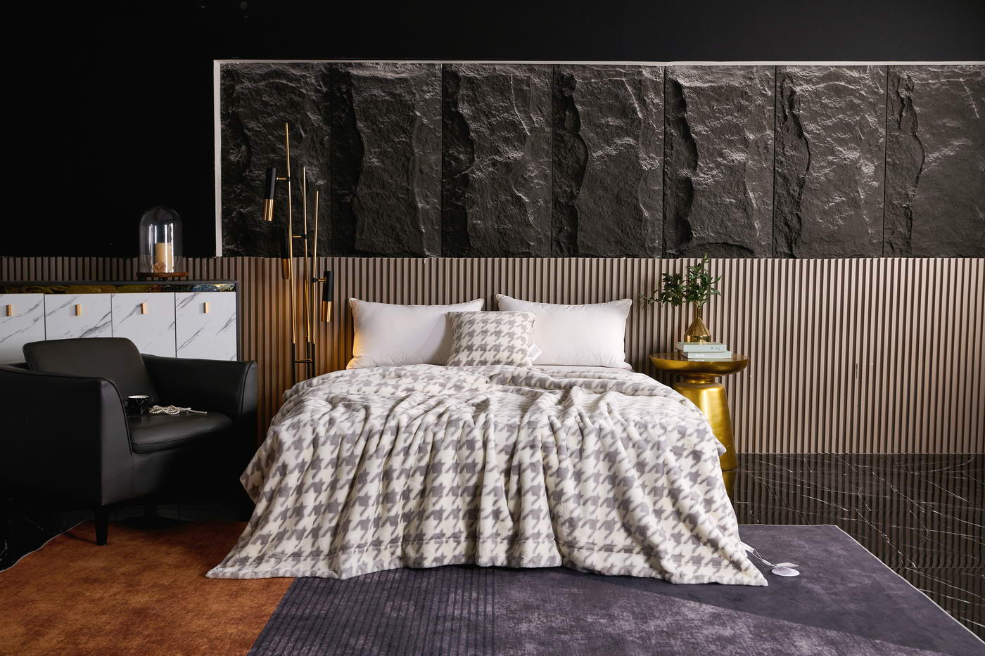 Изображение товара Покрывало Эрнесто серого цвета 160х220 от Sofi De Marko