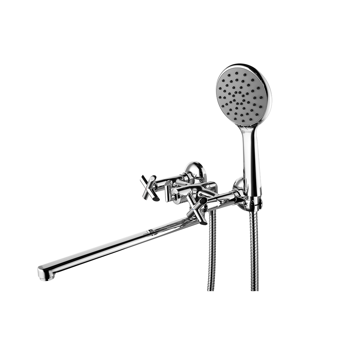 Изображение товара Смеситель двухвентильный Lemark Practica LM7541C с поворотным изливом 300 мм