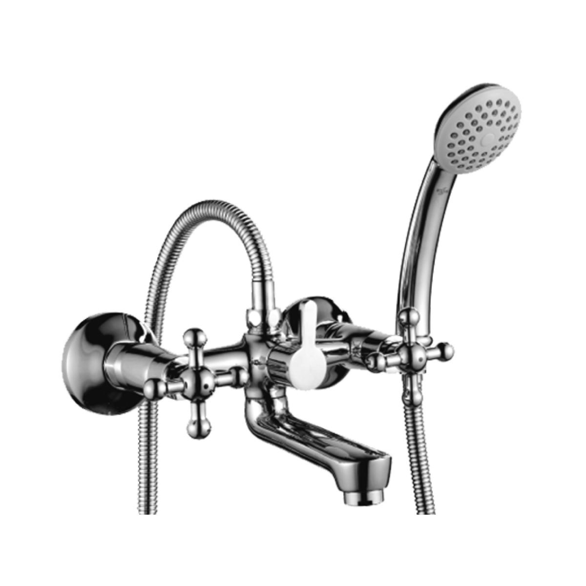 Изображение товара Смеситель двухвентильный Rossinka G02-83 для ванны