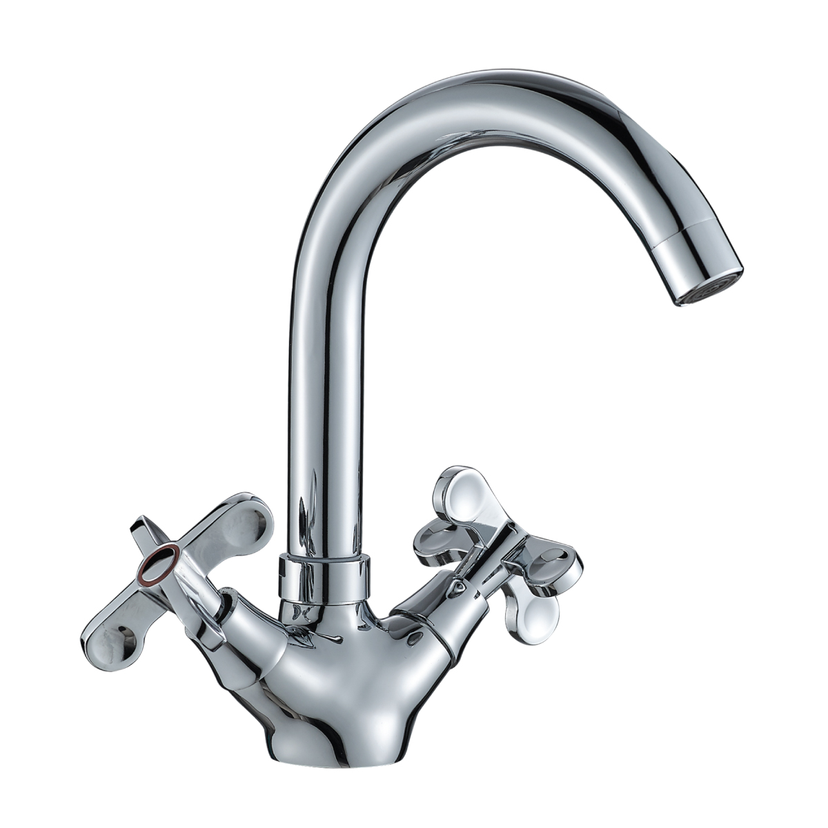 Изображение товара Смеситель двухвентильный Rossinka RS42-62 для раковины в классическом стиле