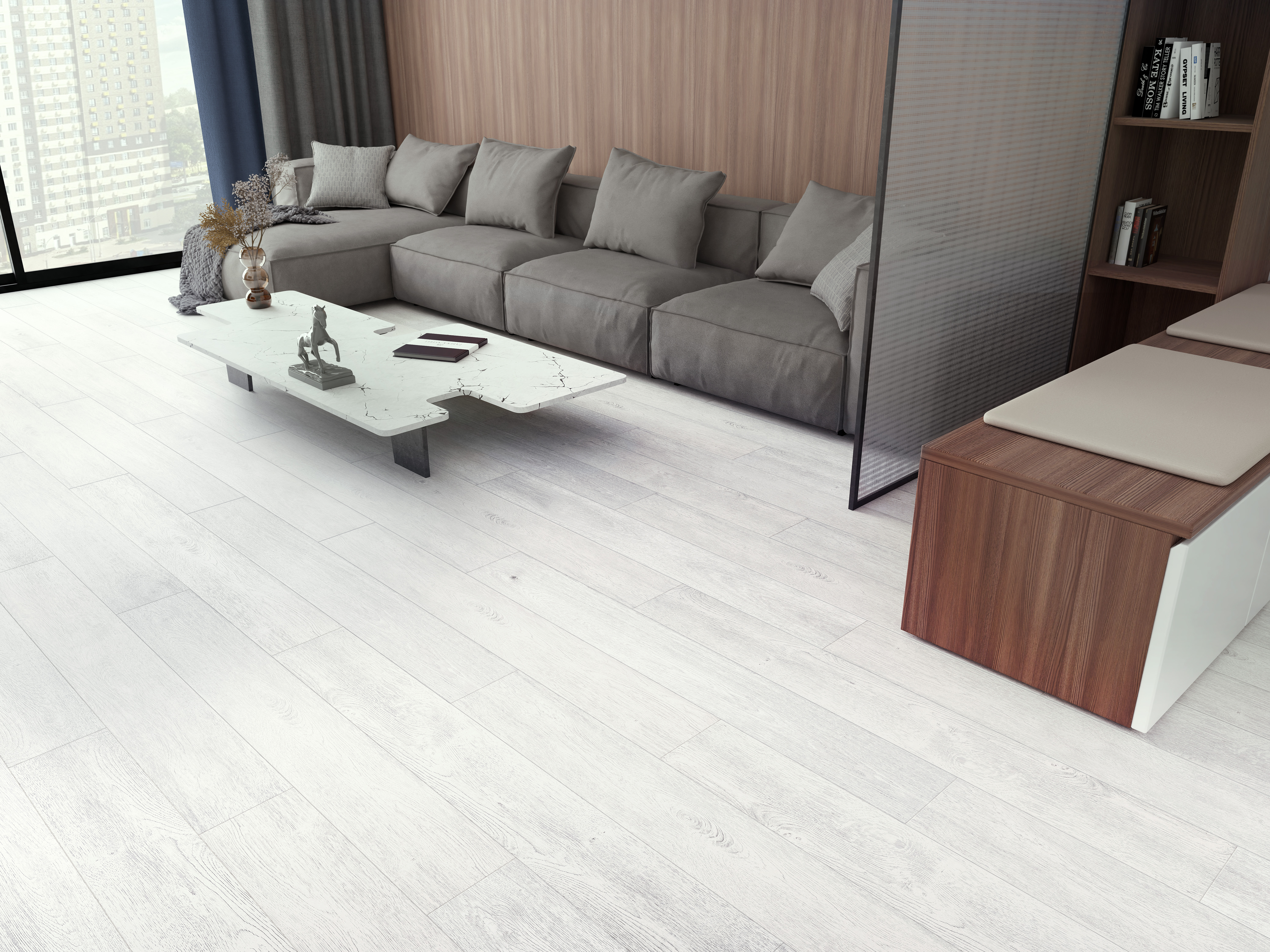 Изображение товара Ламинат Derby Style Дуб Гелиос 33 класс 8 мм водостойкий, для теплого пола