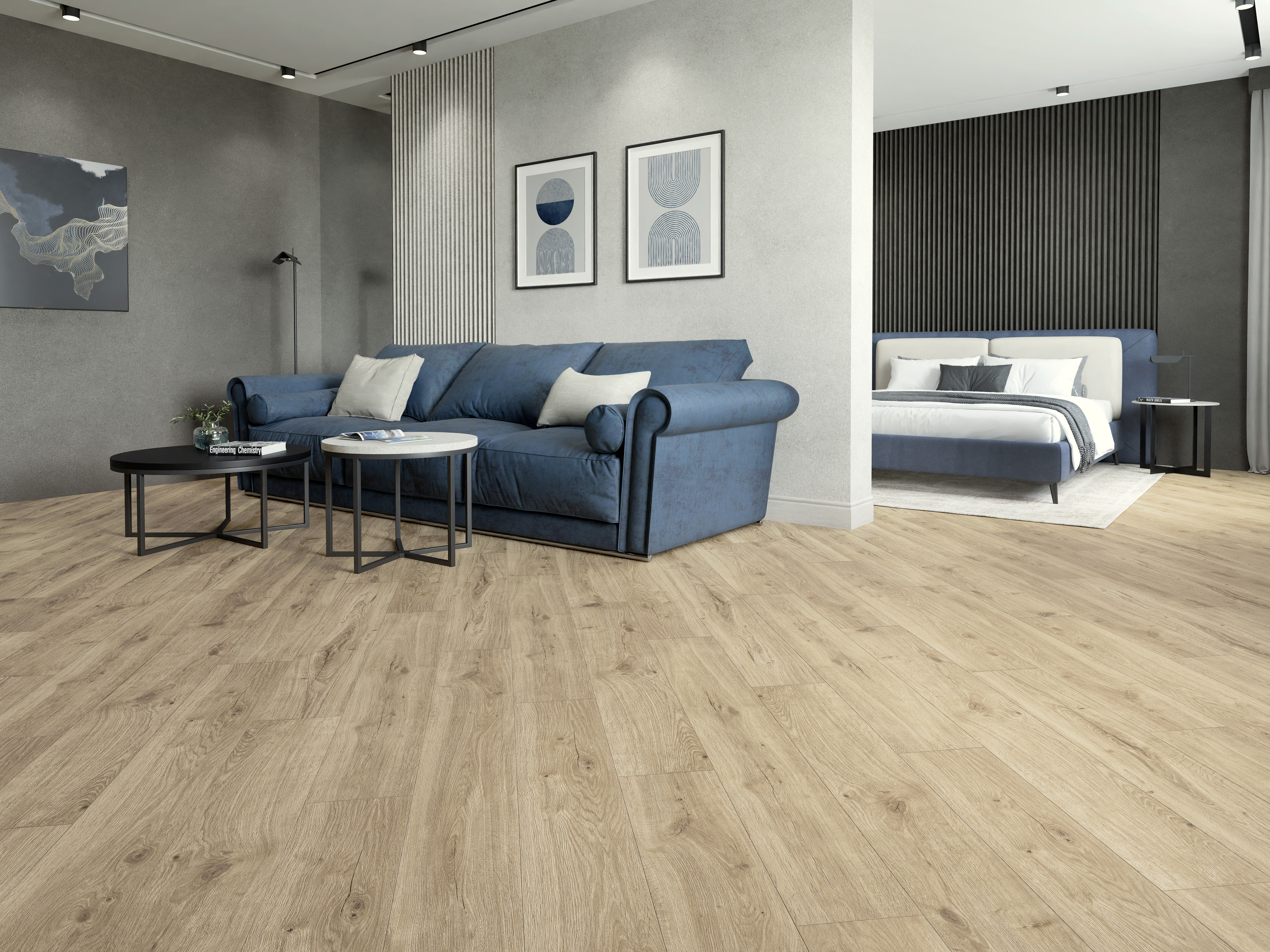 Изображение товара Ламинат MAXWOOD Dynamic Дуб Крофт 33 класс 8 мм с фаской для жилых и коммерческих помещений