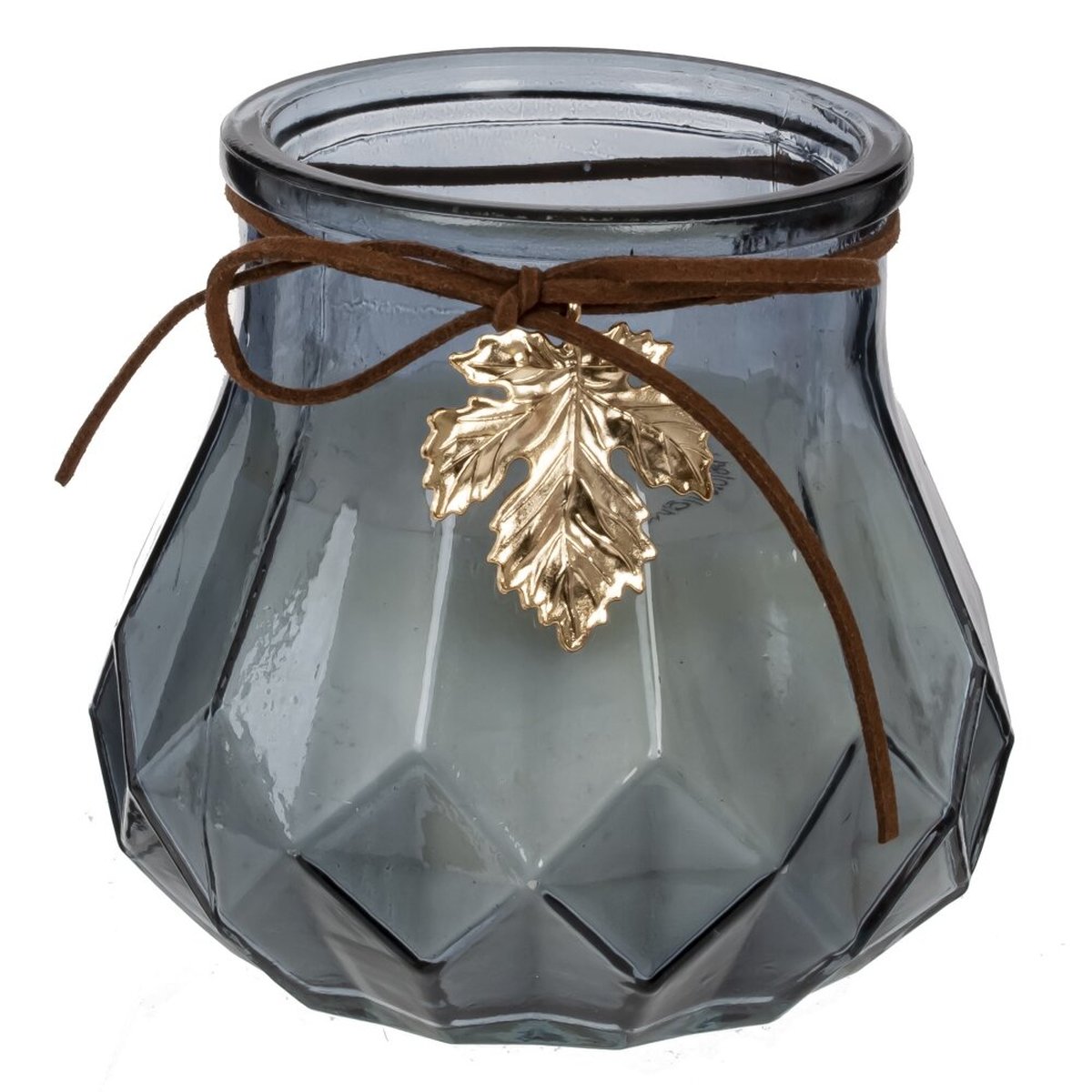 Изображение товара Ароматическая свеча L10,5 W10,5 H10 см, серая, для интерьера и подарка