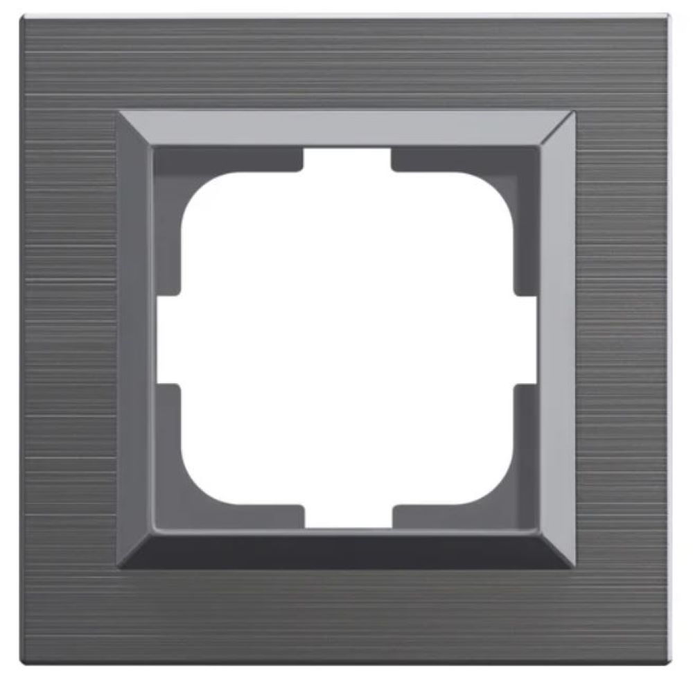 Изображение товара Рамка 1 пост OVIVO Quantum сталь