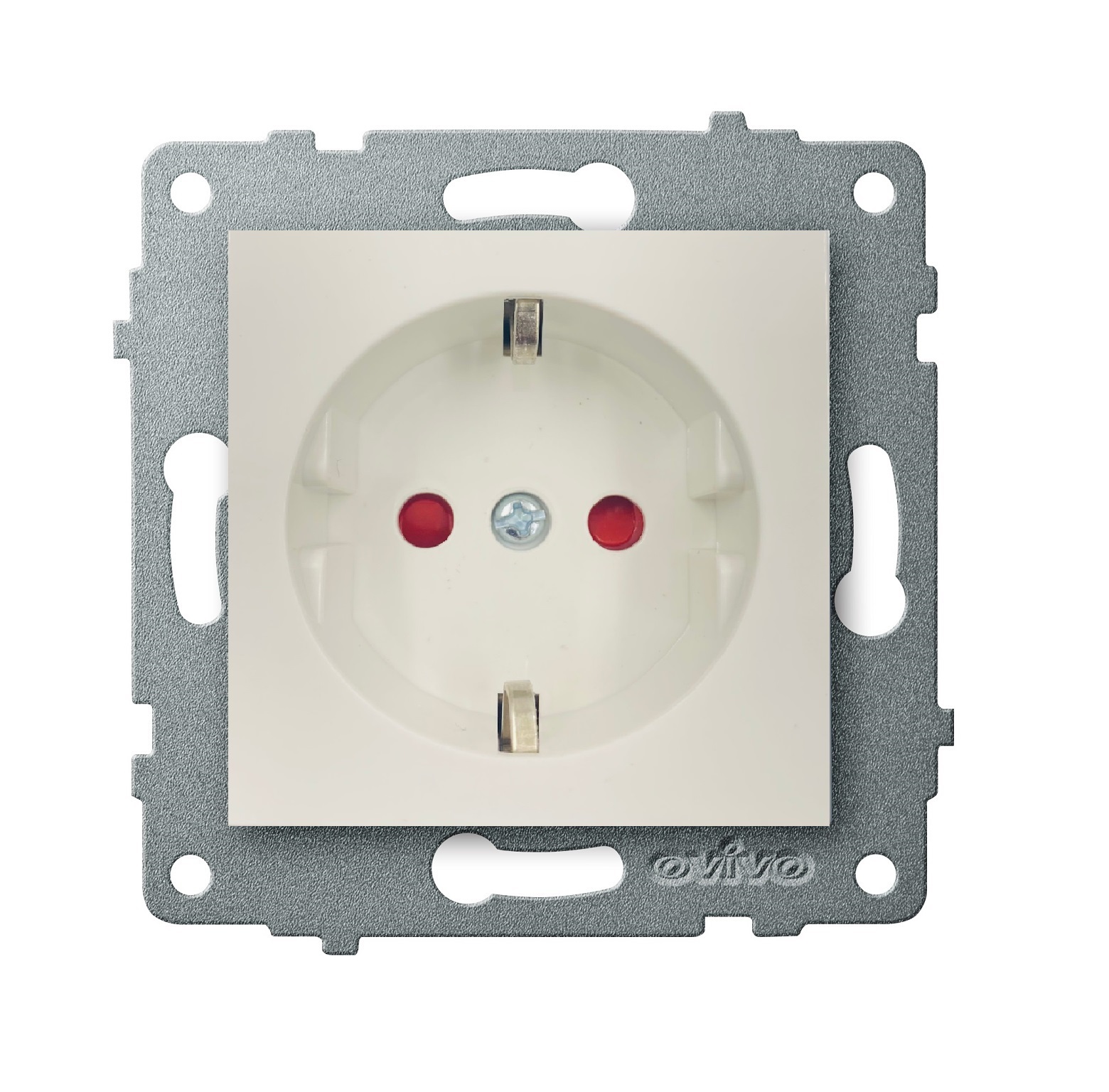 Изображение товара Розетка электрическая OVIVO 600-000301-218 с защитой от детей белая