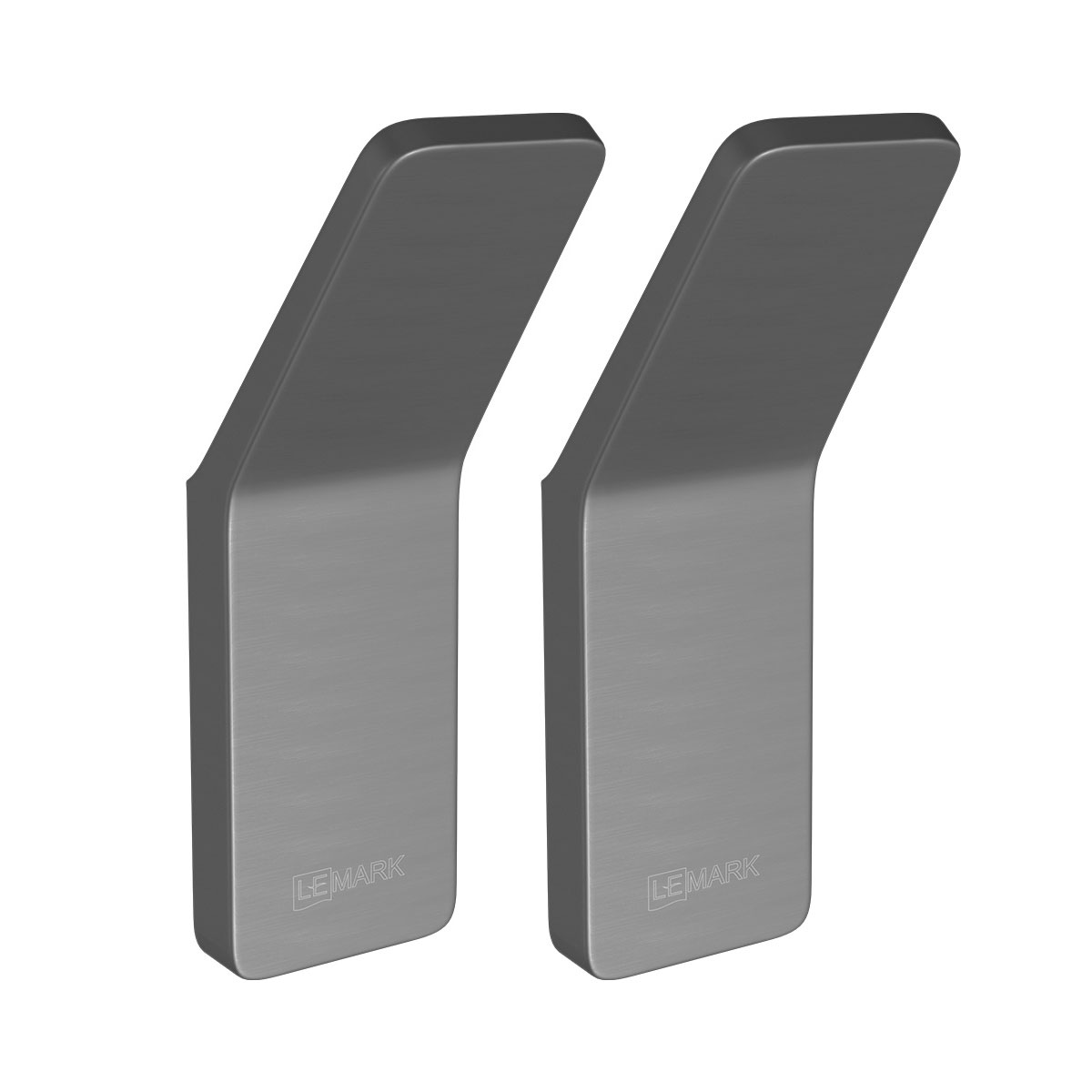 Изображение товара Крючок одинарный Lemark 9716003 SMOOTH LINE для полотенец и халатов, графит
