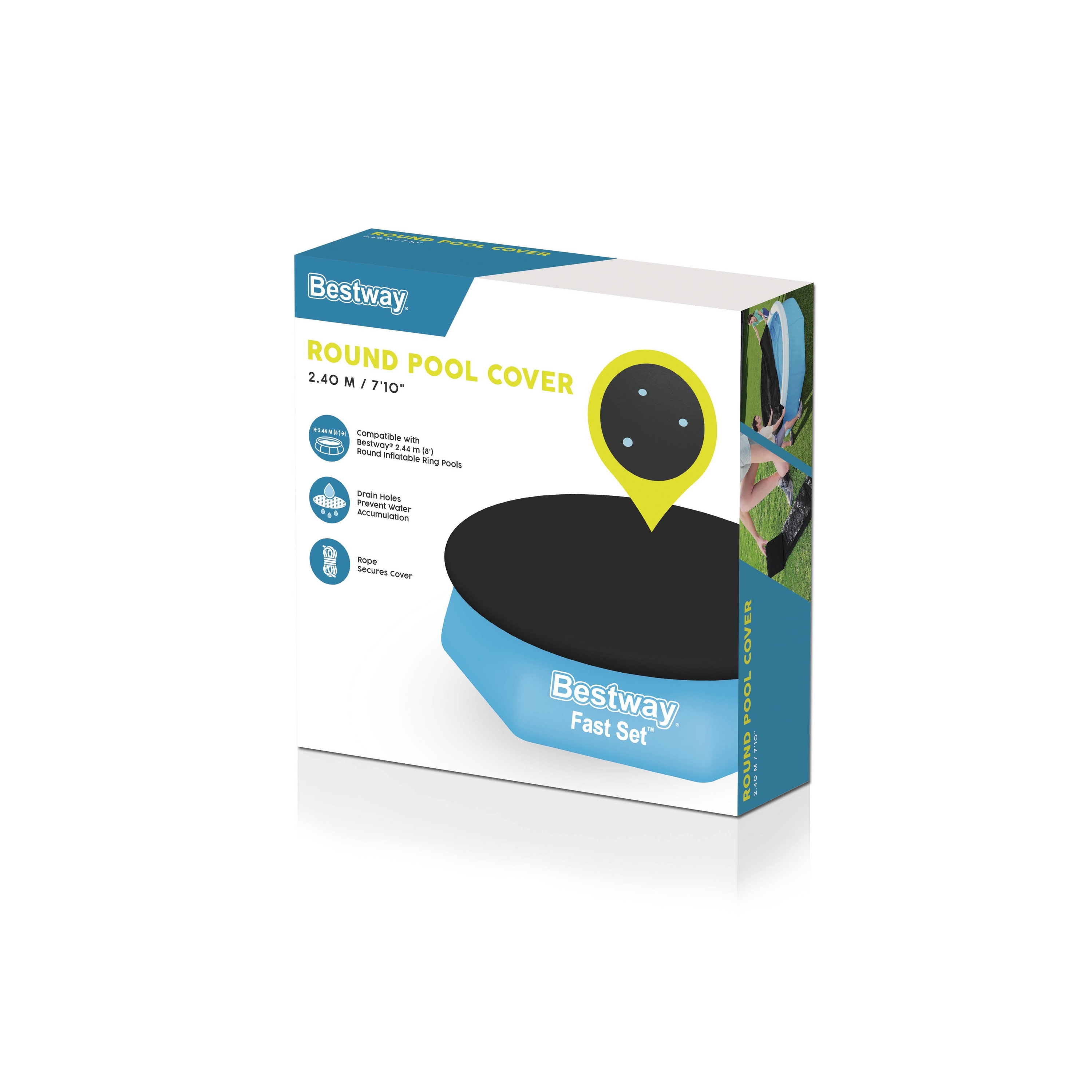 Изображение товара Тент для каркасного бассейна Bestway  259х170 см синий