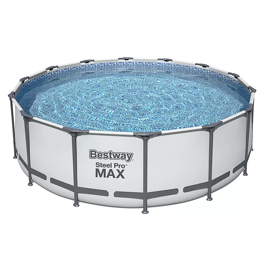 Изображение товара Каркасный бассейн Bestway Steel Pro Max 427 см с фильтром и лестницей