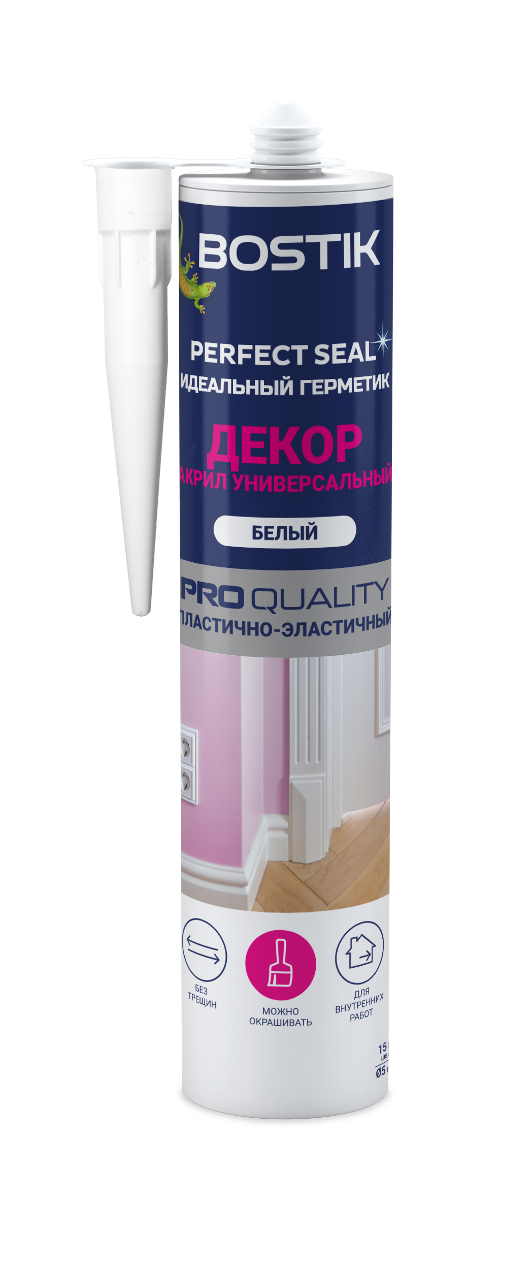 Изображение товара Герметик Bostik Perfect Seal Декор акрил универсальный для внутренних работ