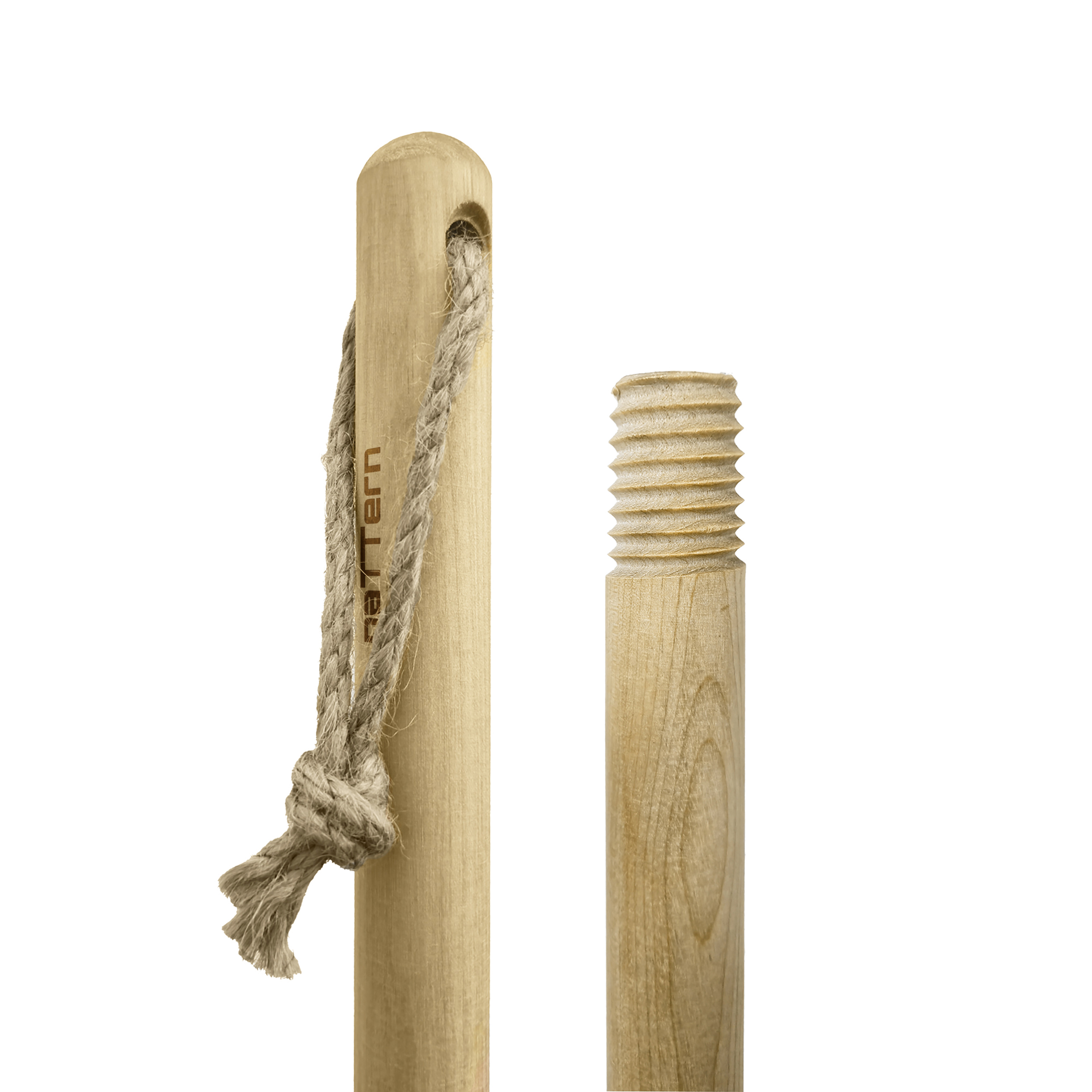 Изображение товара Черенок для щётки Pattern из дерева 1200 мм с еврорезьбой хозяйственного назначения