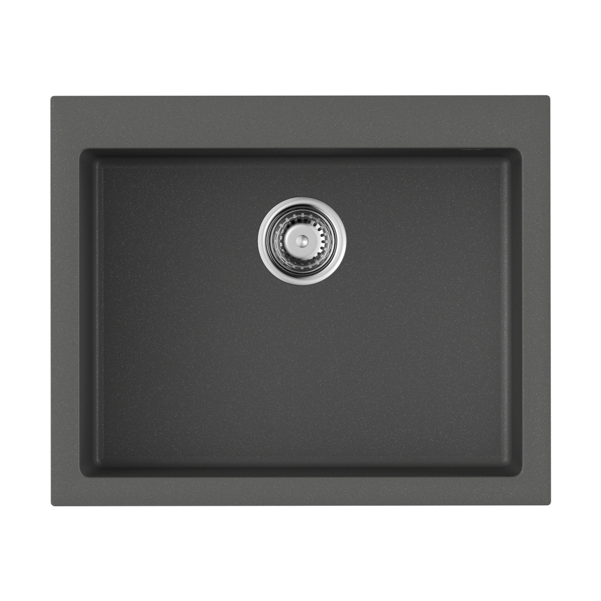 Изображение товара Накладная мойка Omoikiri Bosen 61A-GB черная 61x50 см