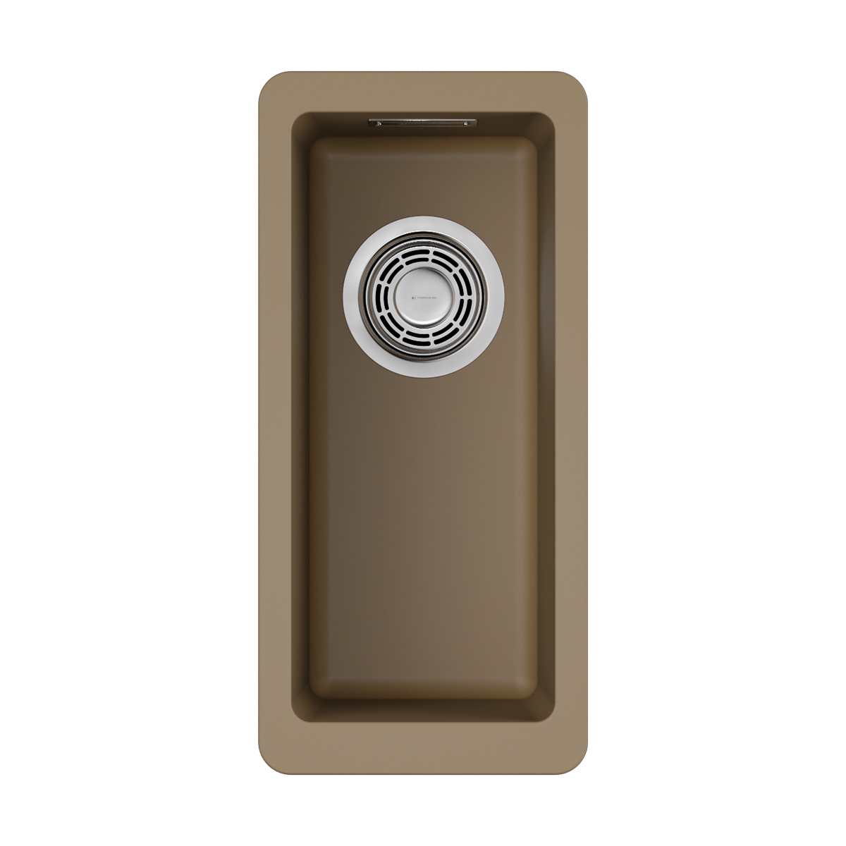 Изображение товара Мойка подстольная Omoikiri Kata 20-U-CA бежевая 20x42 см, искусственный гранит