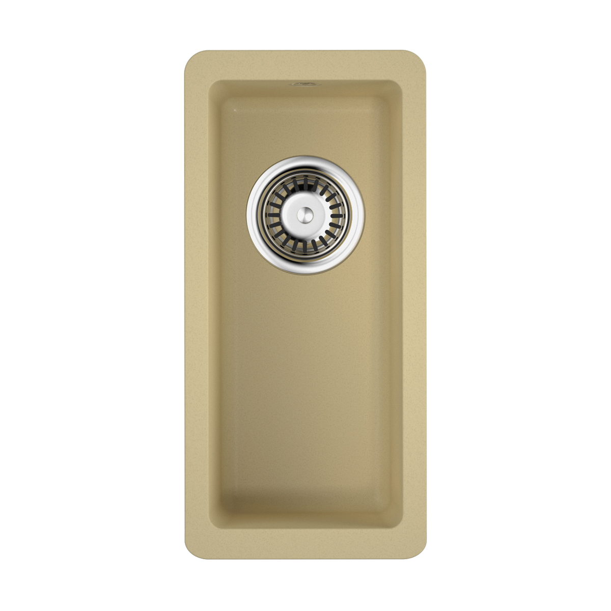 Изображение товара Мойка подстольная Omoikiri Kata 20-U-MA бежевая из искусственного гранита
